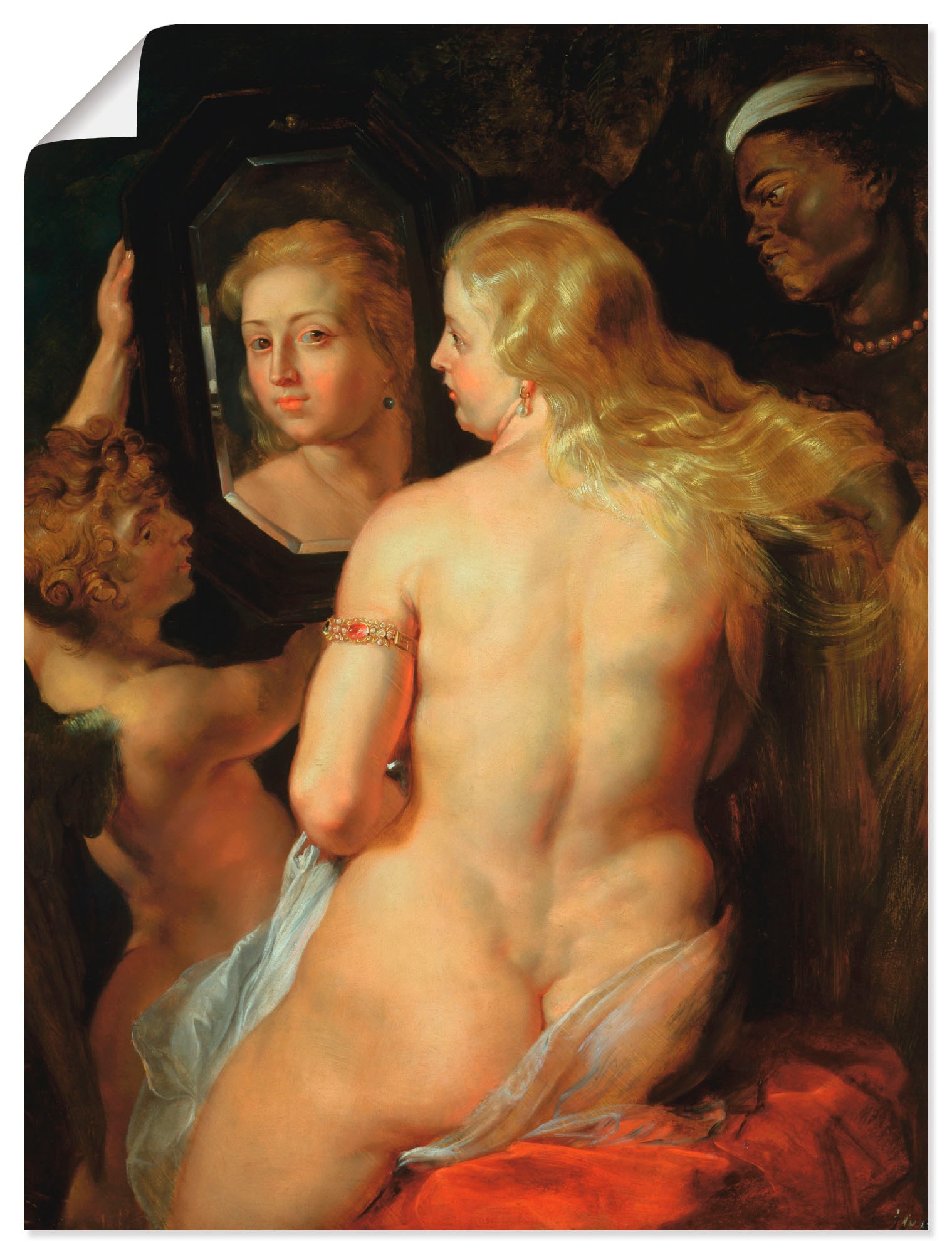 Artland Kunstdruck »Toilette der Venus«, Frau, (1 St.), als Leinwandbild, W günstig online kaufen