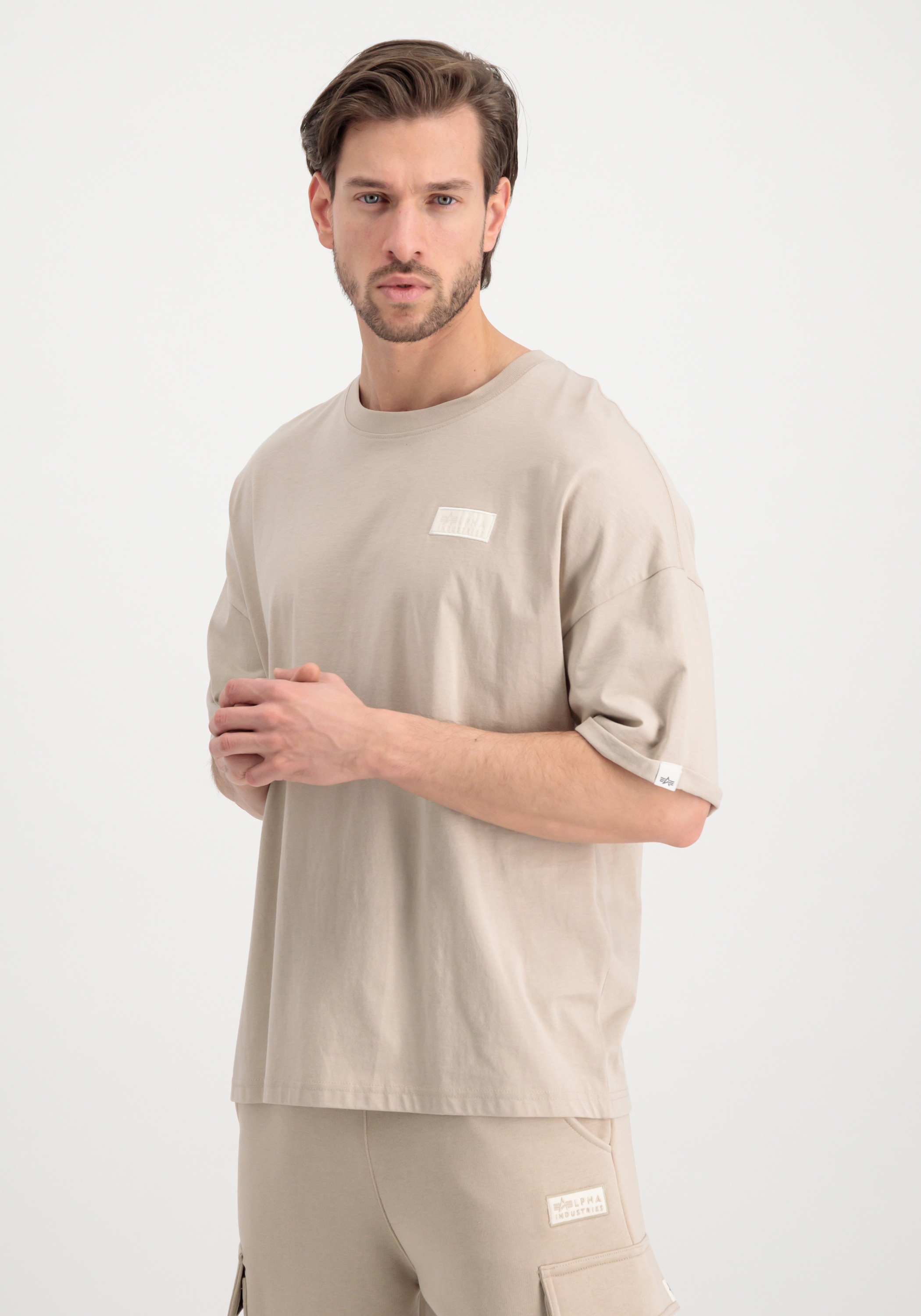 Alpha Industries T-Shirt »Alpha Industries Men - T-Shirts Organics OS Roll-Up T-Shirt«
