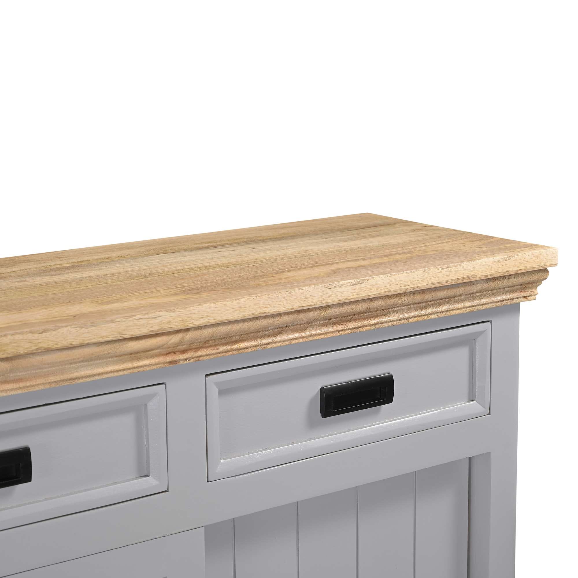 Home affaire Sideboard »Alpinist Kommode Breite/Tiefe/Höhe 160/40/90 cm« mit 3 Schiebetüren, handgefertigt, Unikat-Möbel, Breite 160 cm