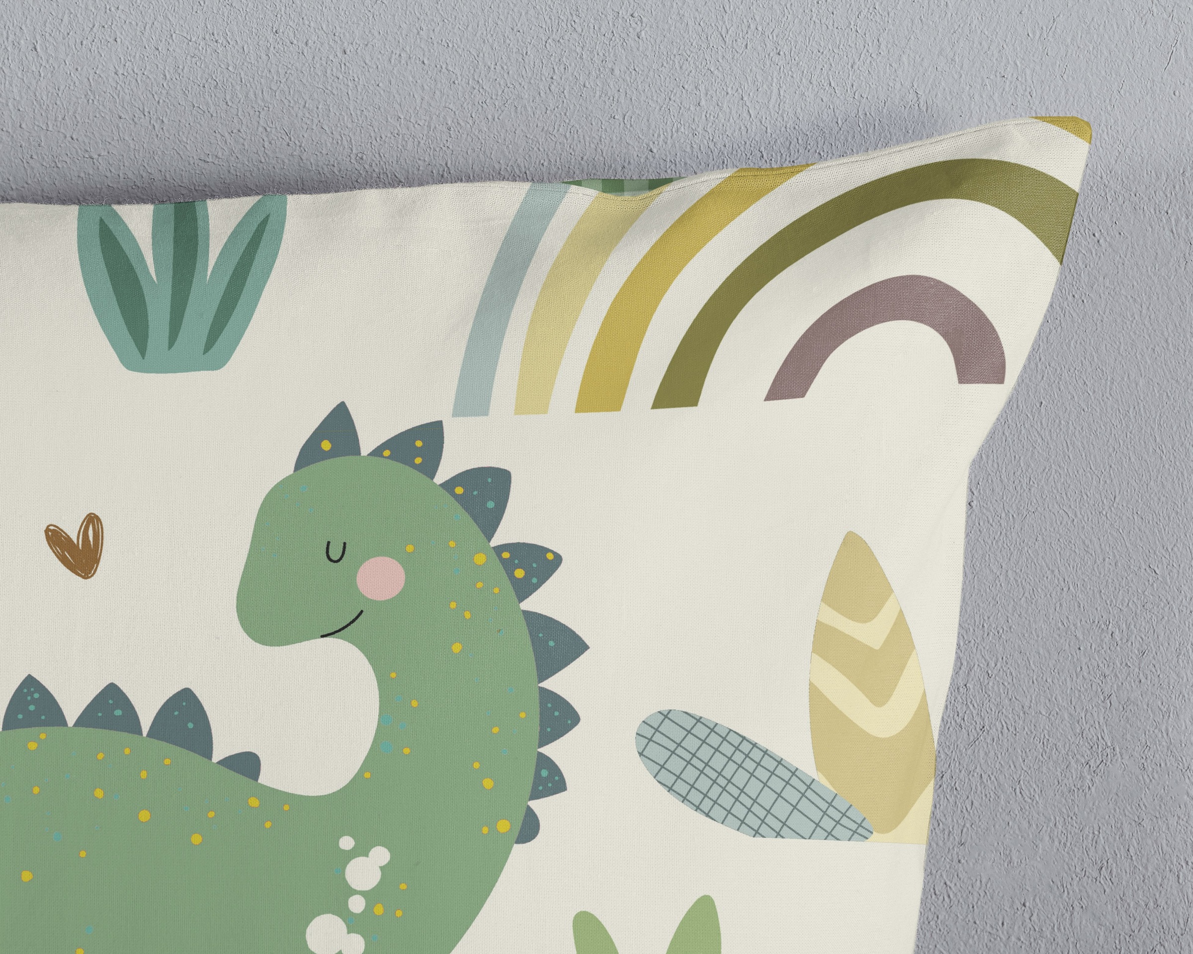 good morning Babybettwäsche »Quint« 2 Baumwolle, Renforcé, Wendeoptik, Kind, Baby, Dino