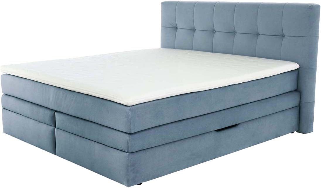 Jockenhöfer Gruppe Boxspringbett »Amy«, mit Bettkasten und Kaltschaum-Topper, erhältlich in 140 & 180cm Breite