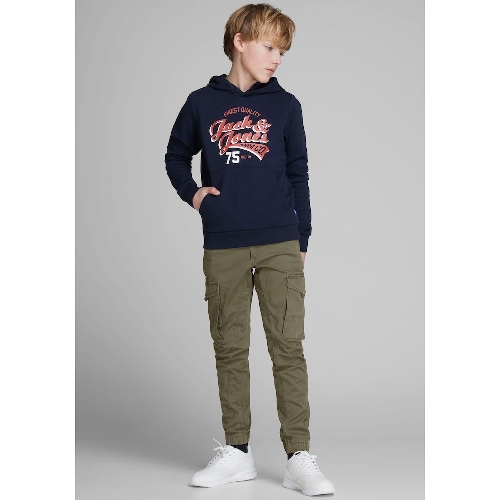 Jack & Jones Junior Cargohose »JPSTPAUL JJFLAKE AKM 542 OLIVE NOOS JNR«