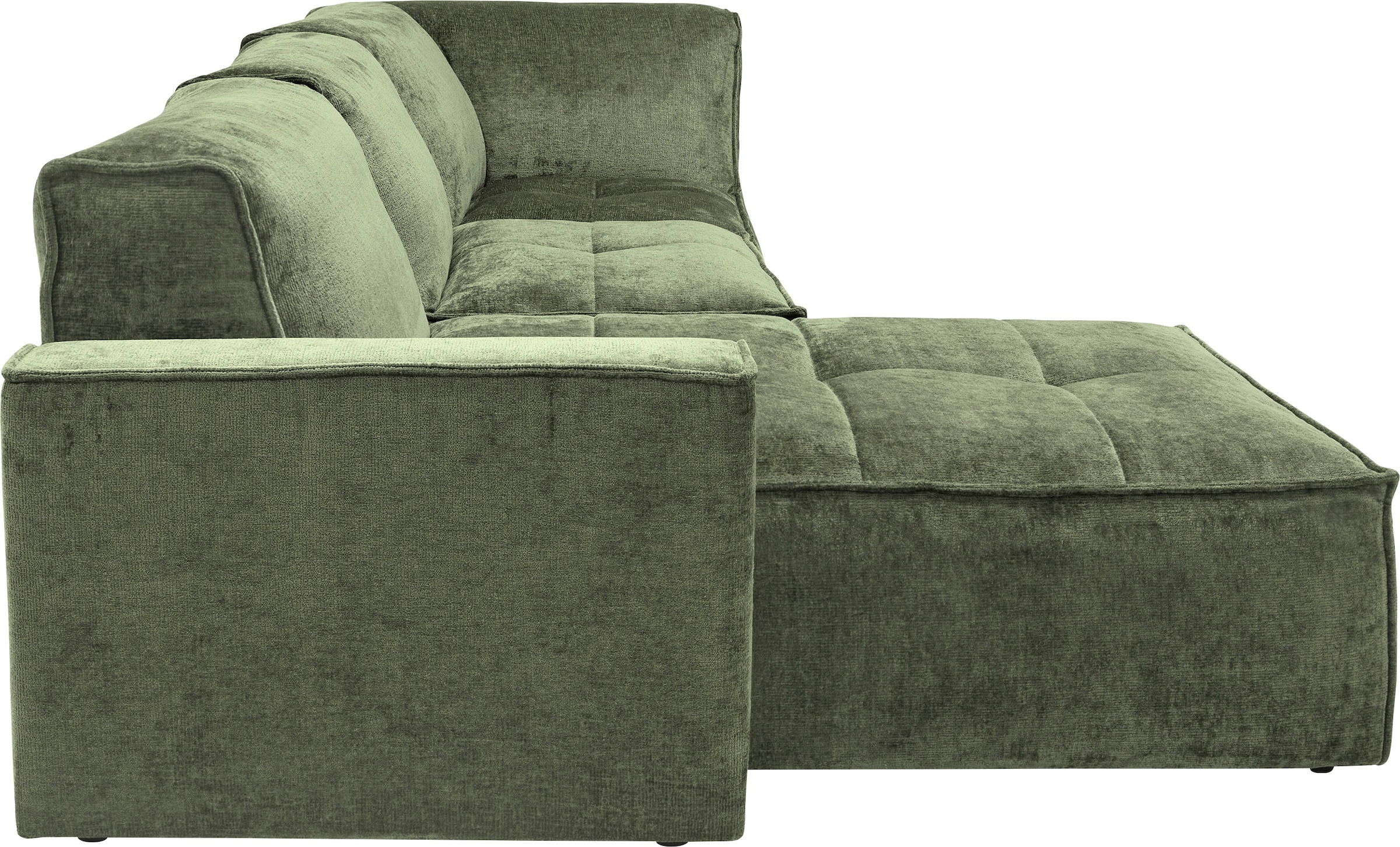 RAUM.ID Ecksofa »Monolid L-Form«, (4 St.), Module einzeln für individuelle Zusammenstellung, Bezug in Teddy-Optik