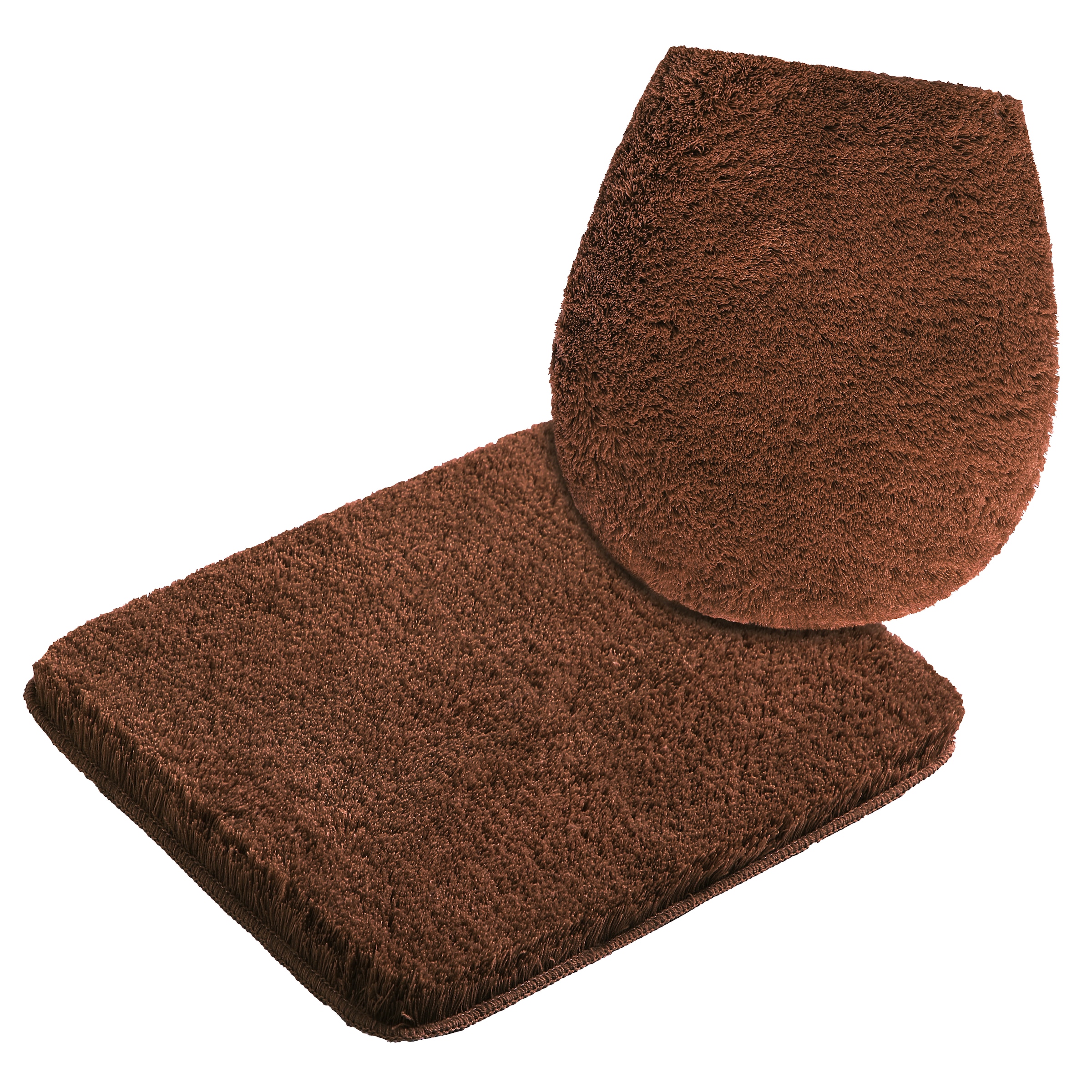 my home Badematte »Merida, Badvorleger, Badezimmer Teppich«, rutschhemmend beschichtet, fußbodenheizungsgeeignet-schnell trocknend-strapazierfähig, Badteppich, Uni Farben, rechteckig, rund & als 2-tlg. Set erhältlich