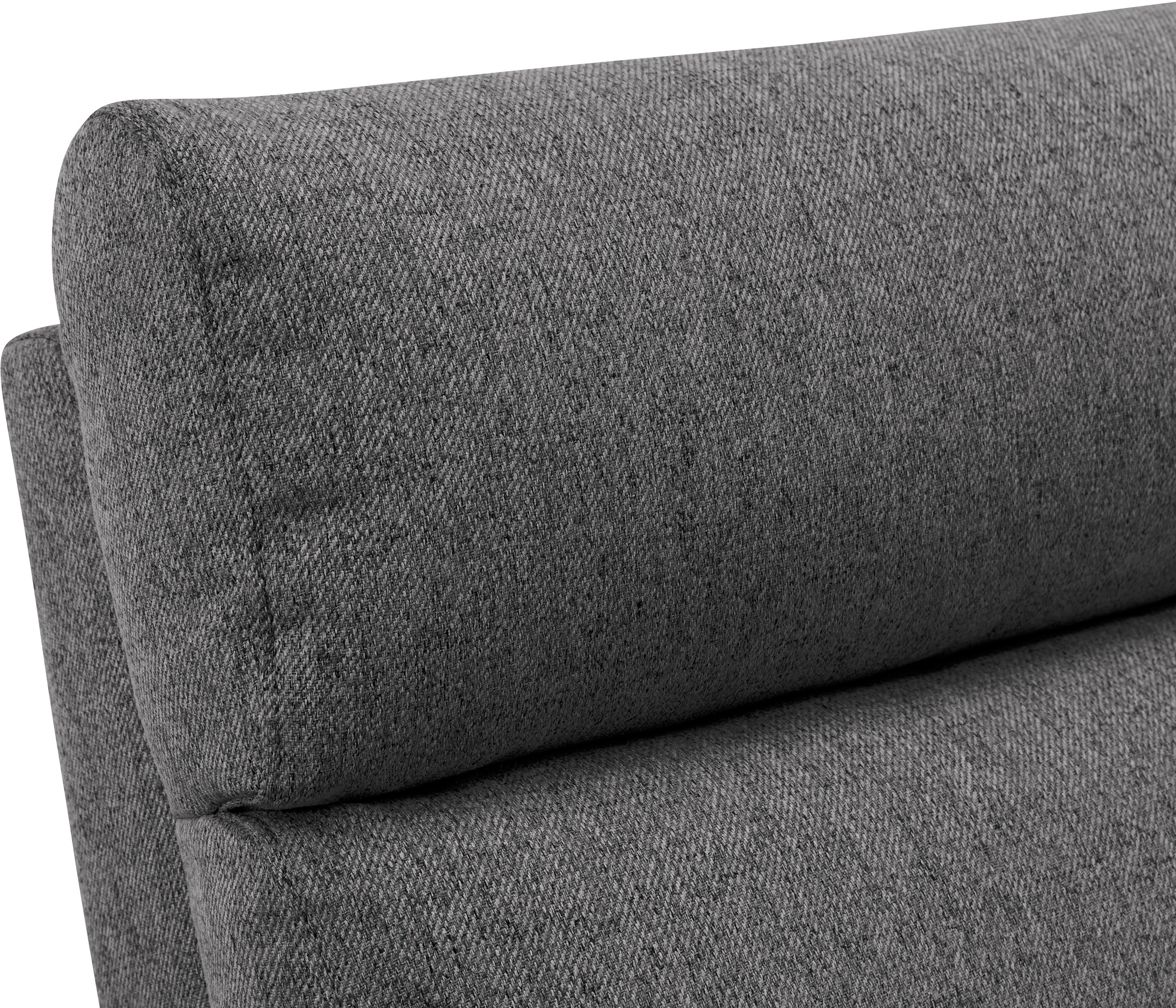 INOSIGN Ecksofa »JENNA, L-Form, 209cm, manuelle u. elektrische Funktion, mit USB A/C,«, Liegefunktion 105°-150°, Federkern, Struktur fein