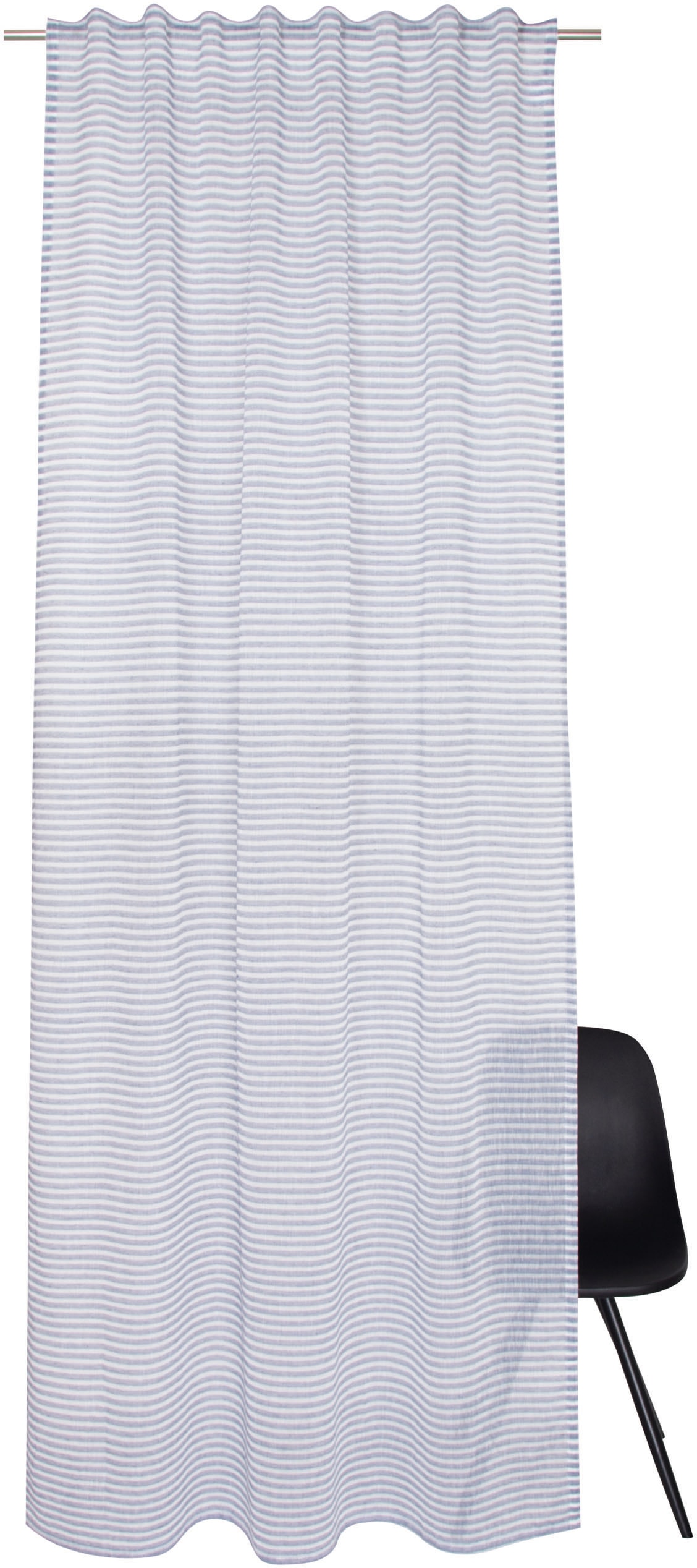 TOM TAILOR HOME Vorhang »Natural Stripe«, (1 St.), transparent