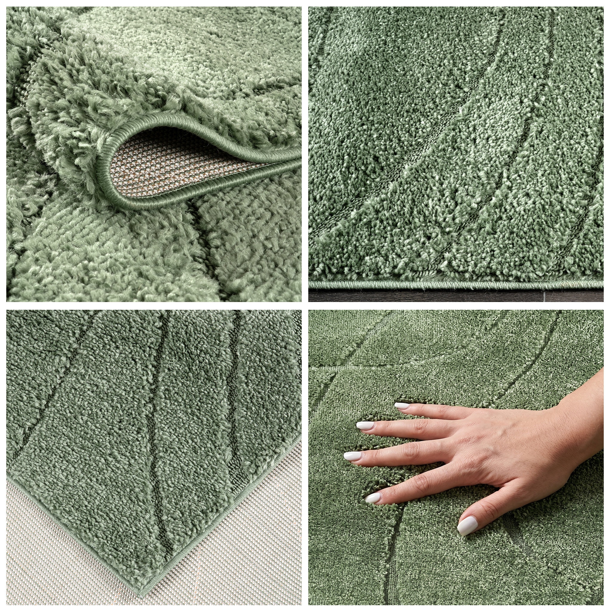 OTTO home Teppich »Lavia, Wellenmuster, Hoch-Tief« rechteckig 20 mm Höhe Linienmuster, modernes Design, 3D Optik, Designteppich, Wohnzimmer