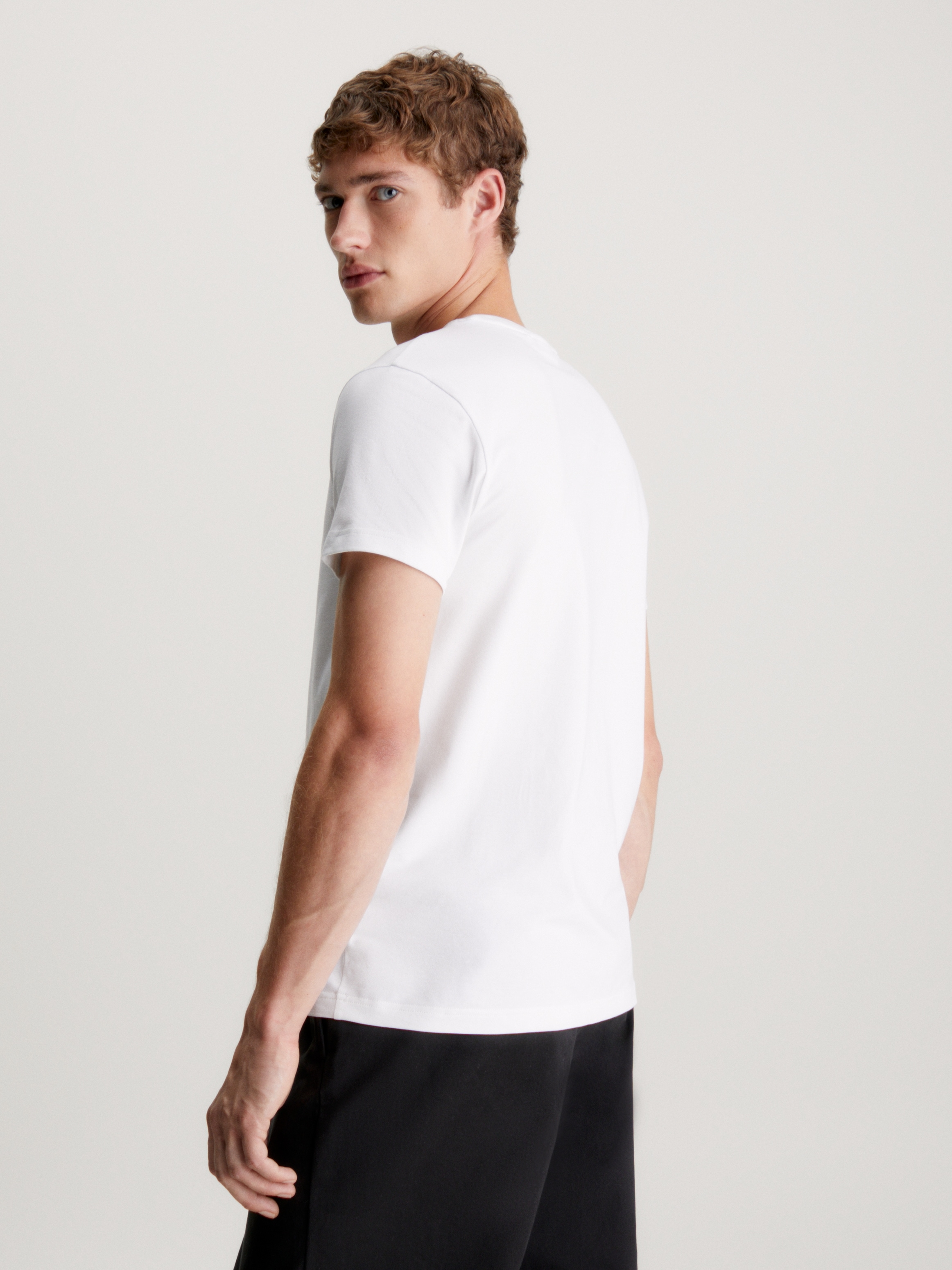 Calvin Klein T-Shirt »STRETCH SLIM FIT T-SHIRT« mit Rundhalsausschnitt