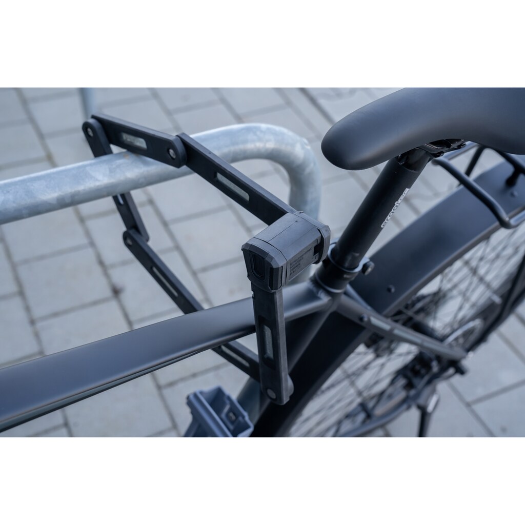 FISCHER Fahrrad Faltschloss »PLUS - 85cm, mit Halter«