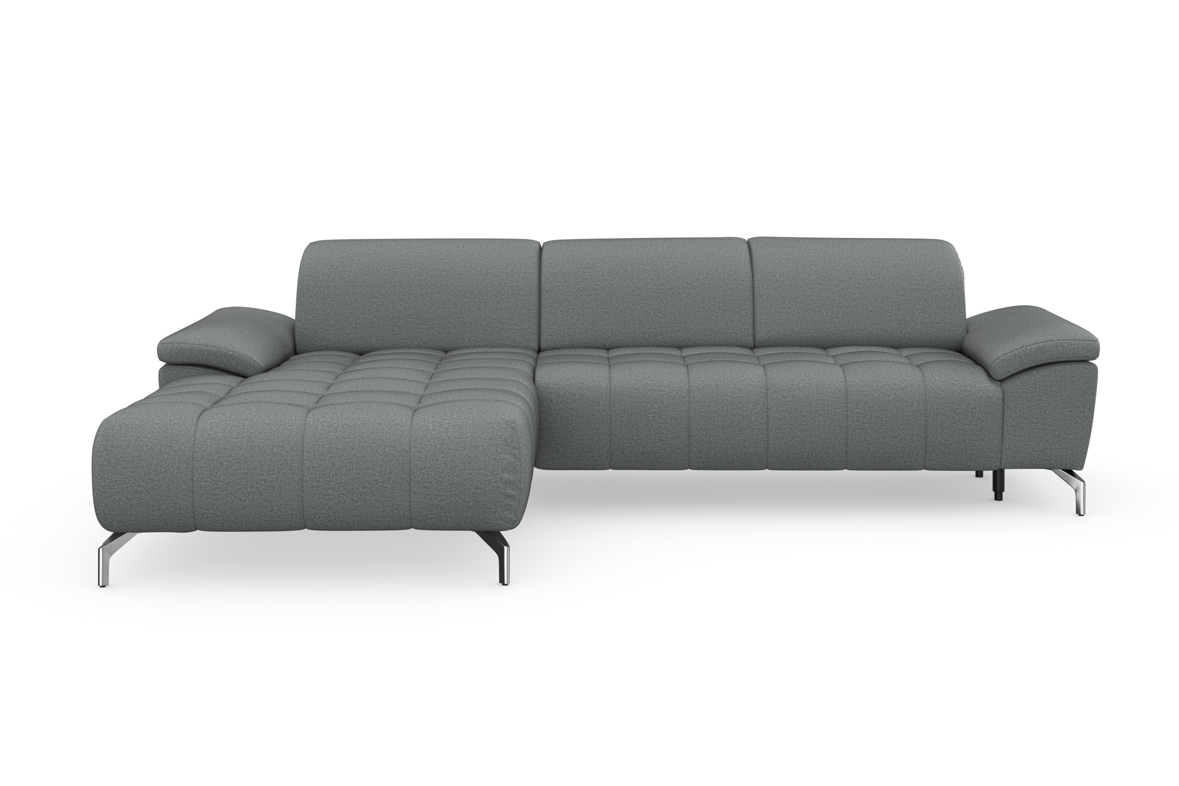 sit&more Ecksofa »Cool L-Form«, wahlweise mit Kopfteilverstellung und Vorziehsitz, motorisch