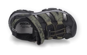 Dockers by Gerli Outdoorsandale, Sommerschuh, Klettschuh, Outdoorschuh, mit Anziehlasche an der Ferse
