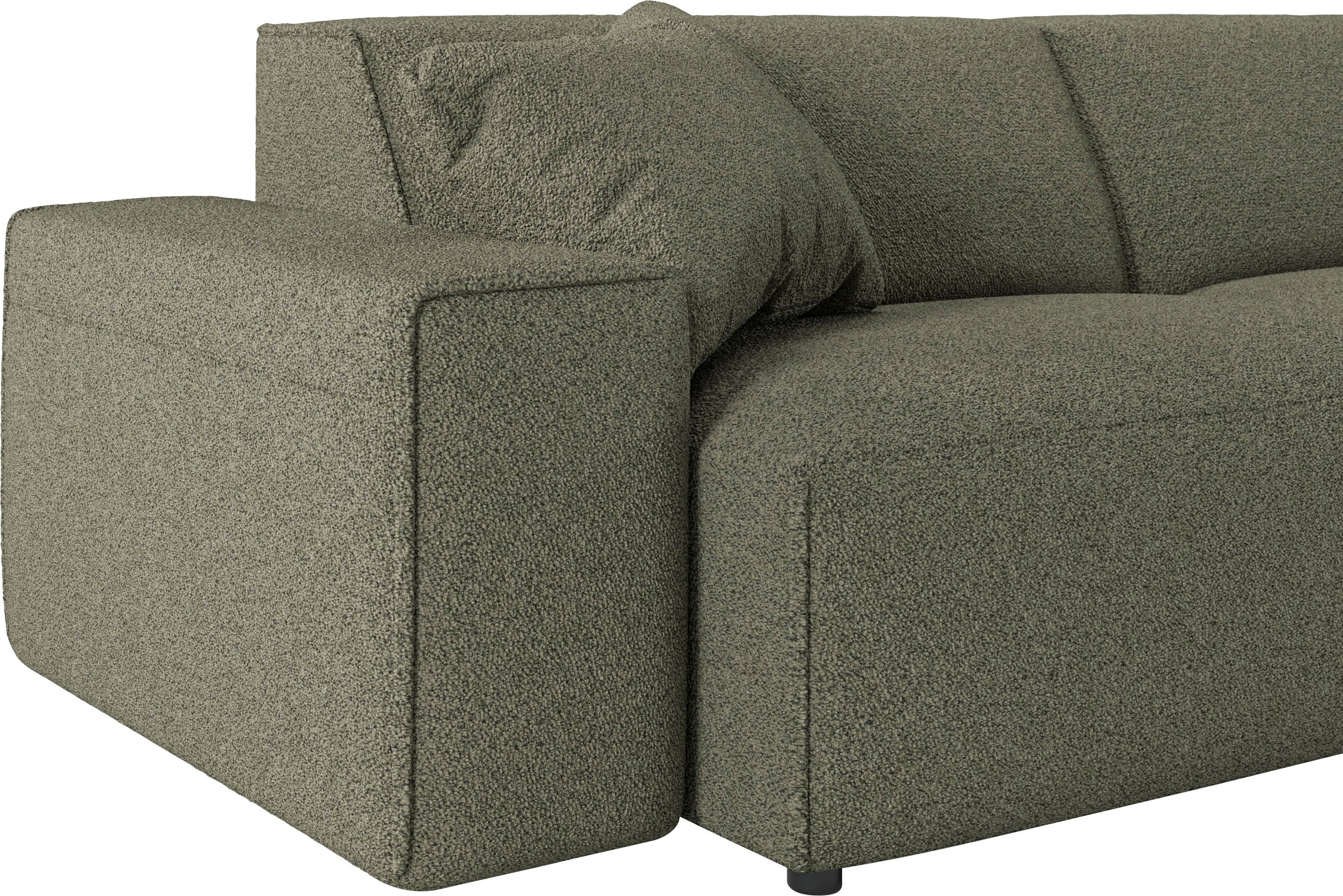 andas Ecksofa »Glimminge L-Form auch in Breitcord, Feincord + Easy care-Bezug,«, Breite 264, Zierkissen