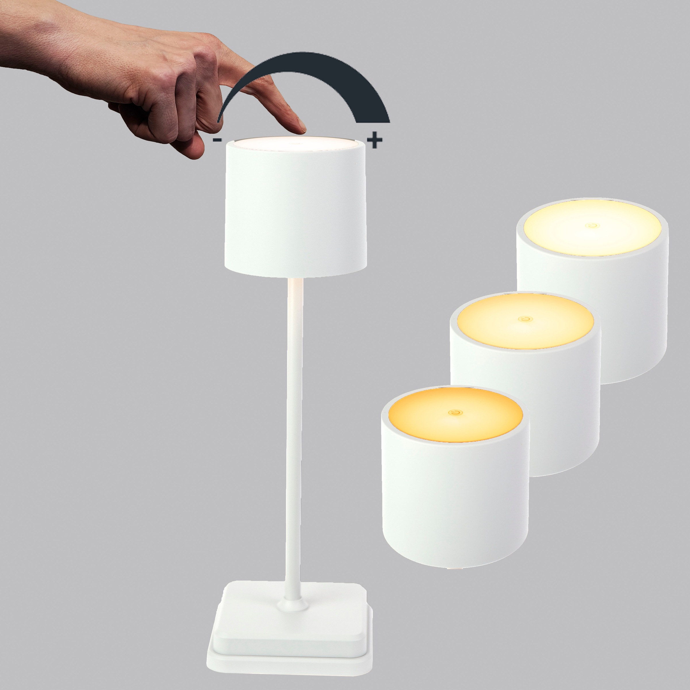 my home LED Tischleuchte »Lenn Mobile-Akku-Tischlampe«, 1 flammig, Leuchtmi günstig online kaufen