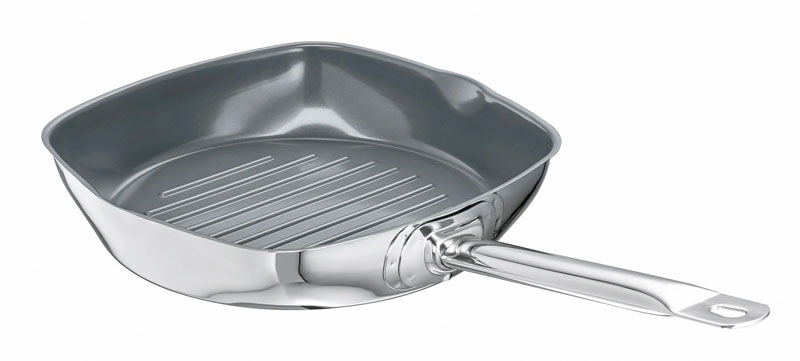 SCHULTE-UFER Grillpfanne »Green Life®« Edelstahl 1 Stk. tlg. Induktion günstig online kaufen