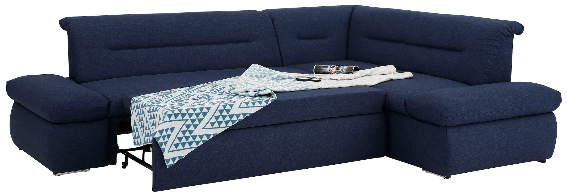 INOSIGN Ecksofa »Avesa L-Form«, Wahlweise mit Arm- und Bettfunktion, B/T/H: 275/211/80 cm