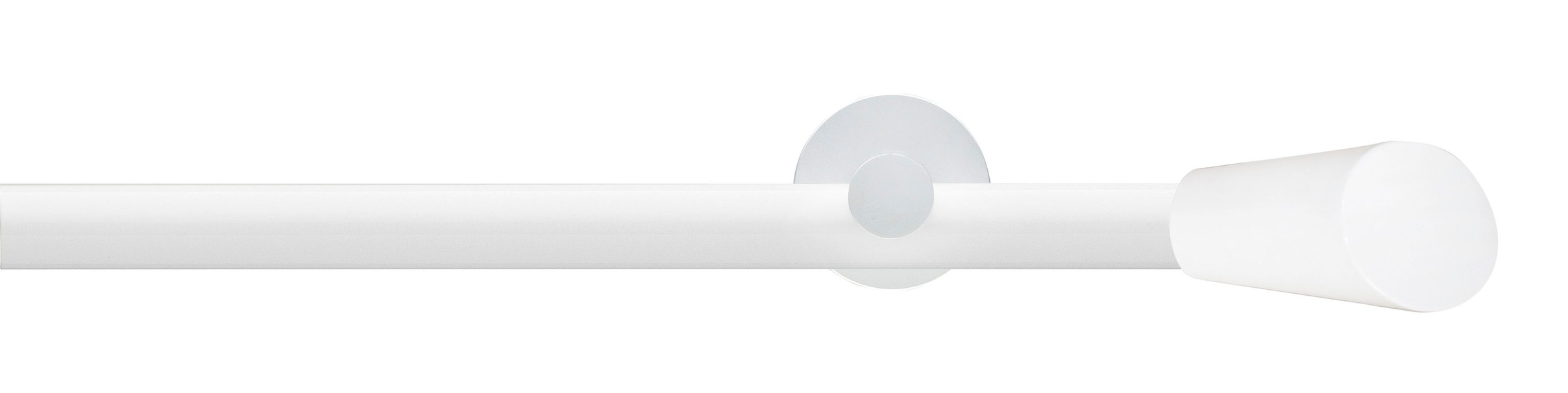 GARESA Gardinenstange »WHITE« Ø 20 mm 1 läufig-läufig Wunschmaßlänge Vorhan günstig online kaufen