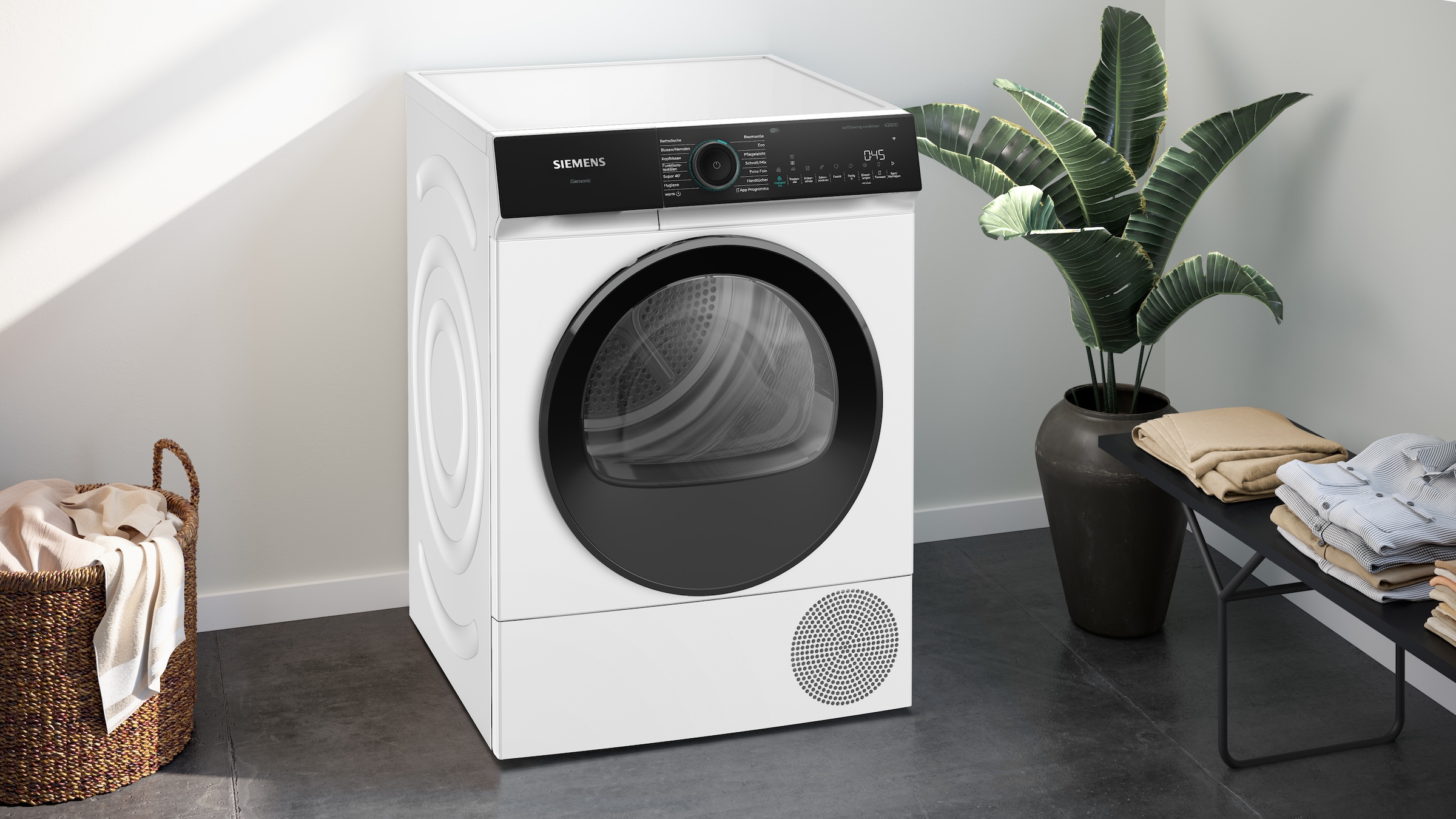 SIEMENS Wärmepumpentrockner »WQ45N2BECO« iQ500 selfcleaning Condenser
