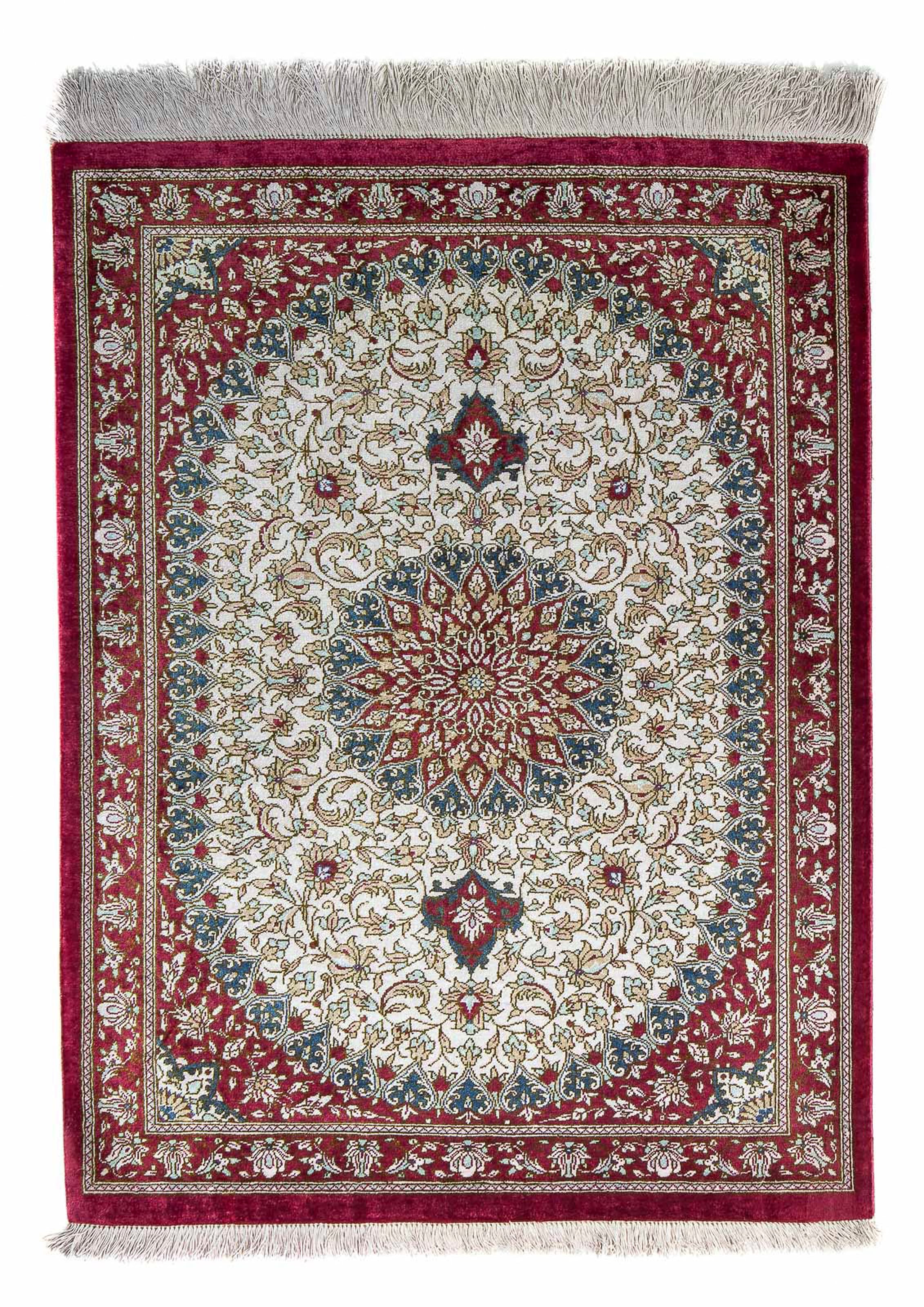 morgenland Orientteppich »Perser - Ghom - 78 x 60 cm - dunkelrot«, rechteck günstig online kaufen