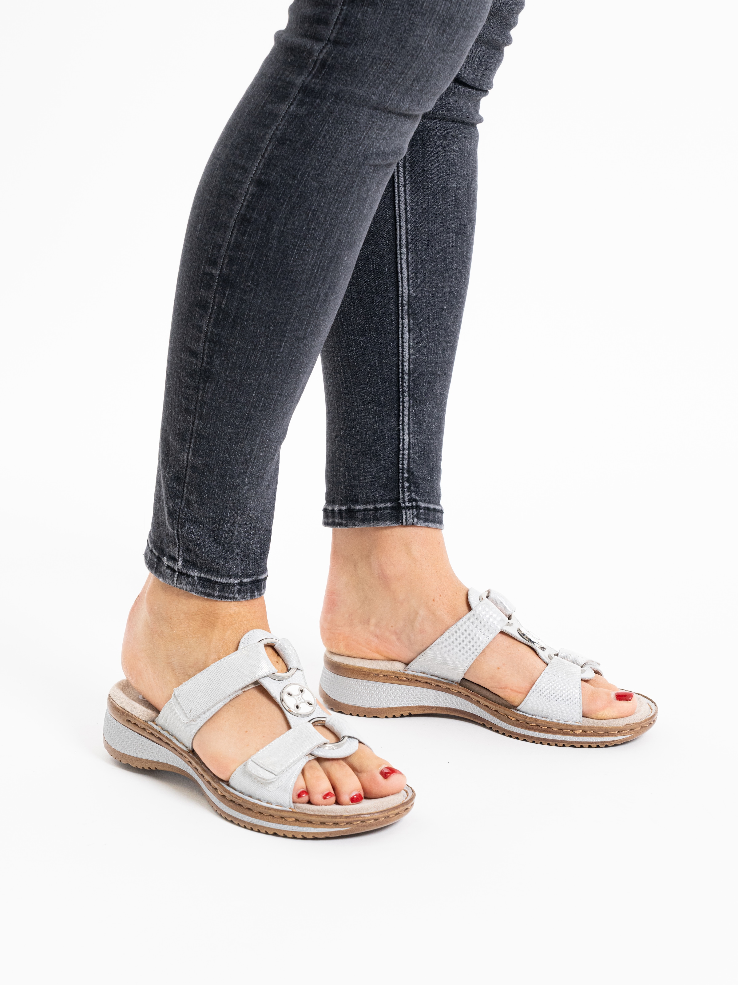Ara Pantolette »HAWAII«  , Keilabsatz, Sommerschuh, Schlupfschuh mit Schmuckelement