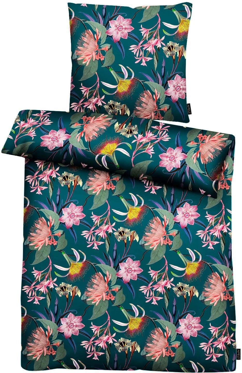 APELT Bettwäsche »Chiara« 2 Stk. tlg. Blumige Träume, GOTS zertifiziert - a günstig online kaufen