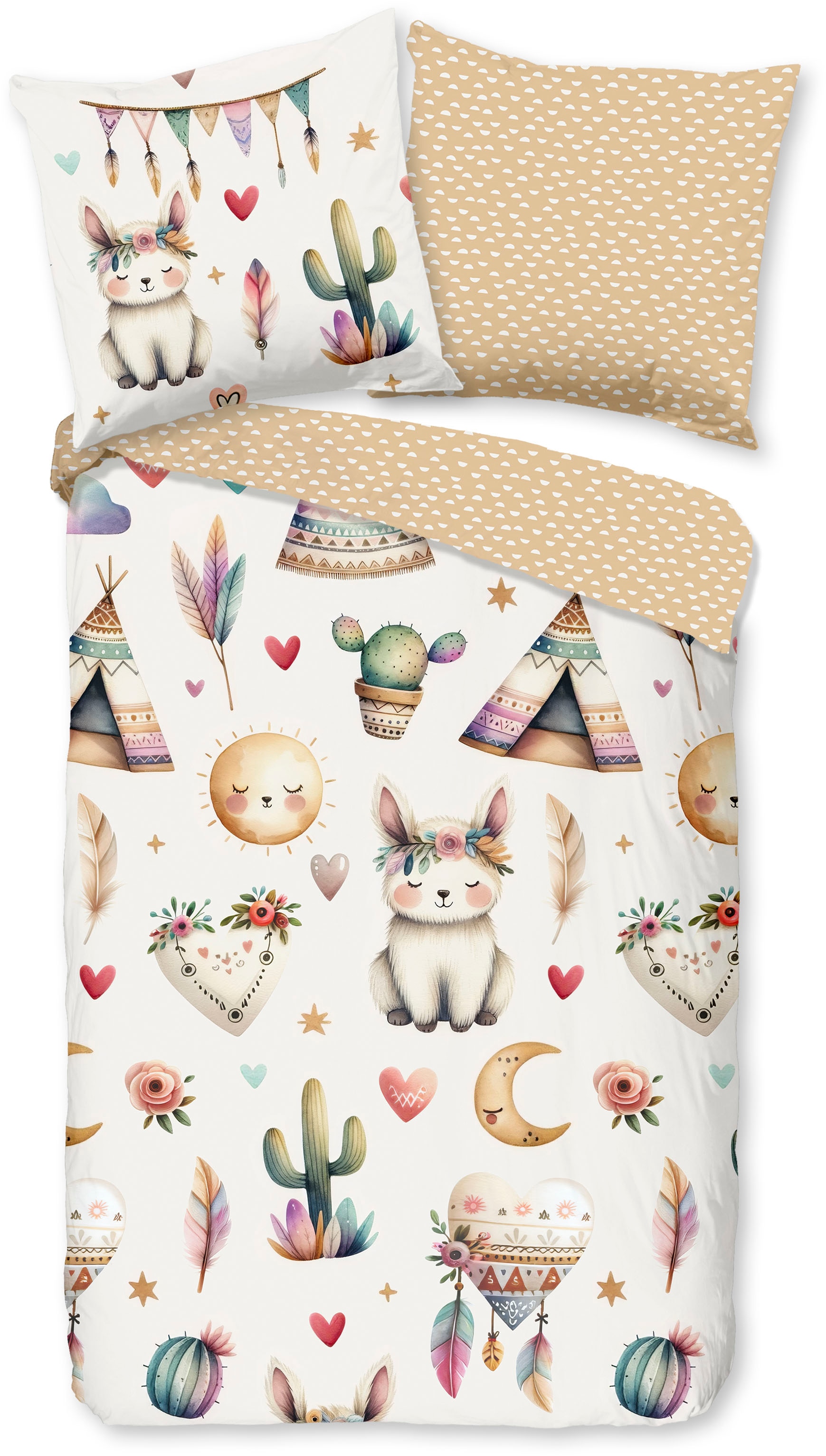 good morning Babybettwäsche »Luz«, Baumwolle, Renforcé, 2 Teilig, Wendeopti günstig online kaufen