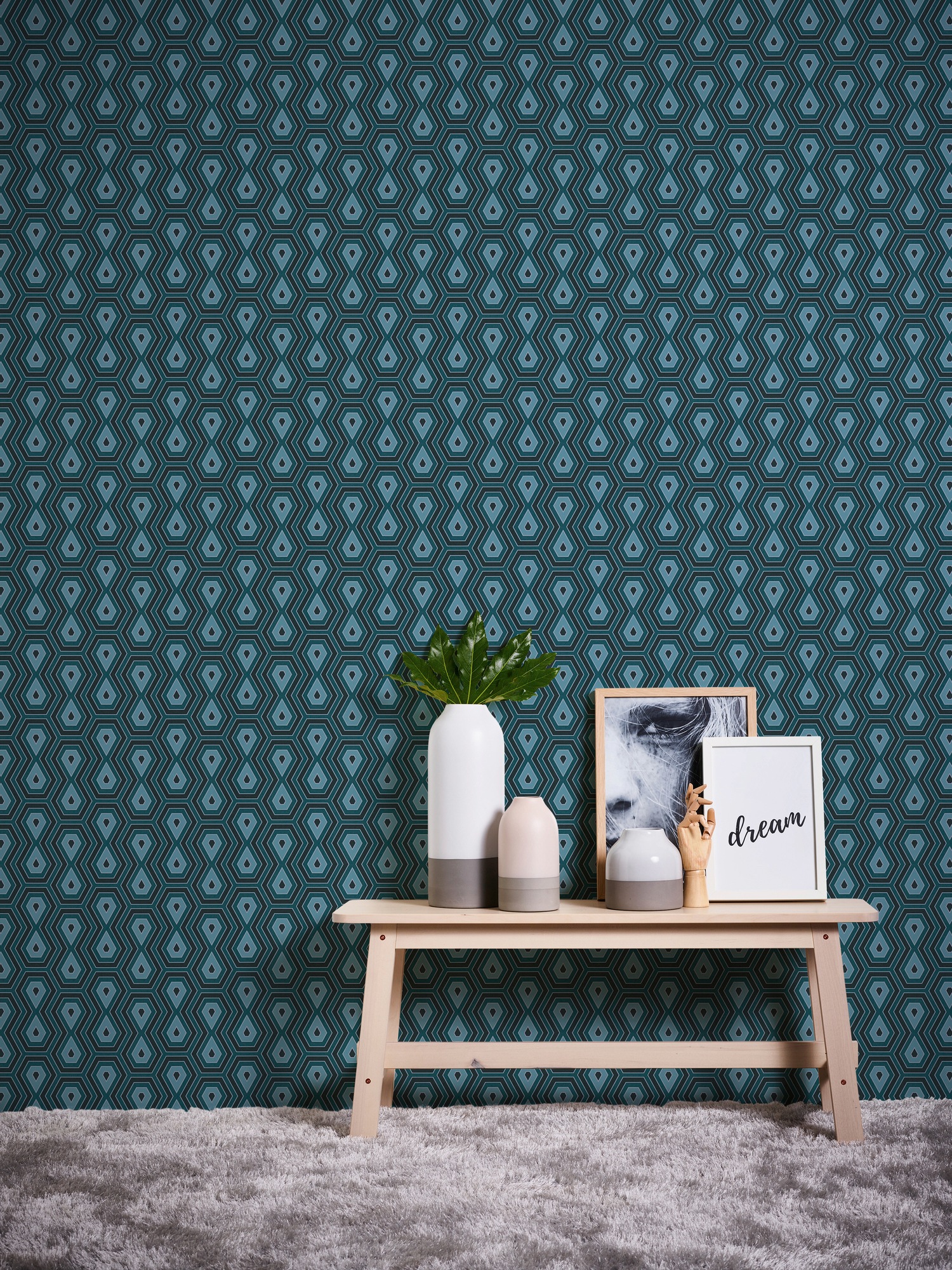 Architects Paper Vliestapete »Jungle Chic«, geometrisch-grafisch-Retro, Geo günstig online kaufen