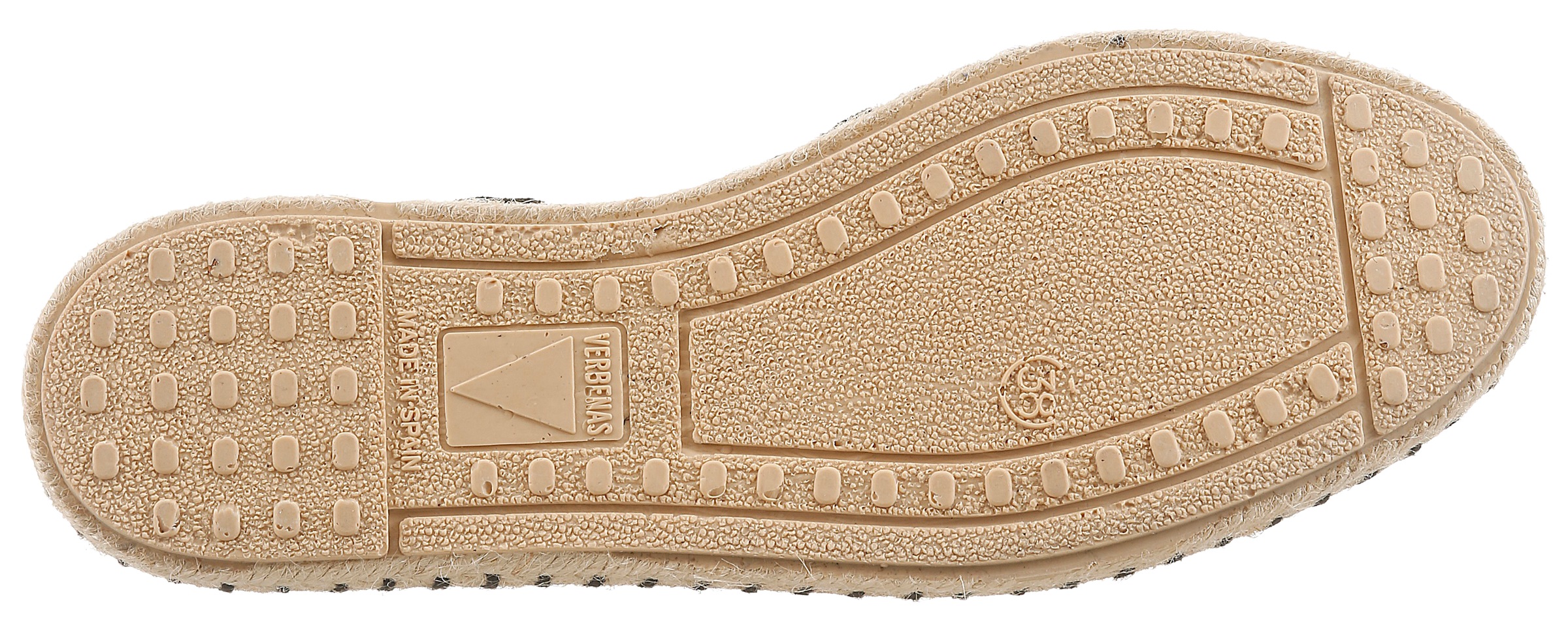 VERBENAS Espadrille »CRUZ SERRAJE«  Sommerschuh, Flat, Slipper, Ballerina in asymmetrischem Look