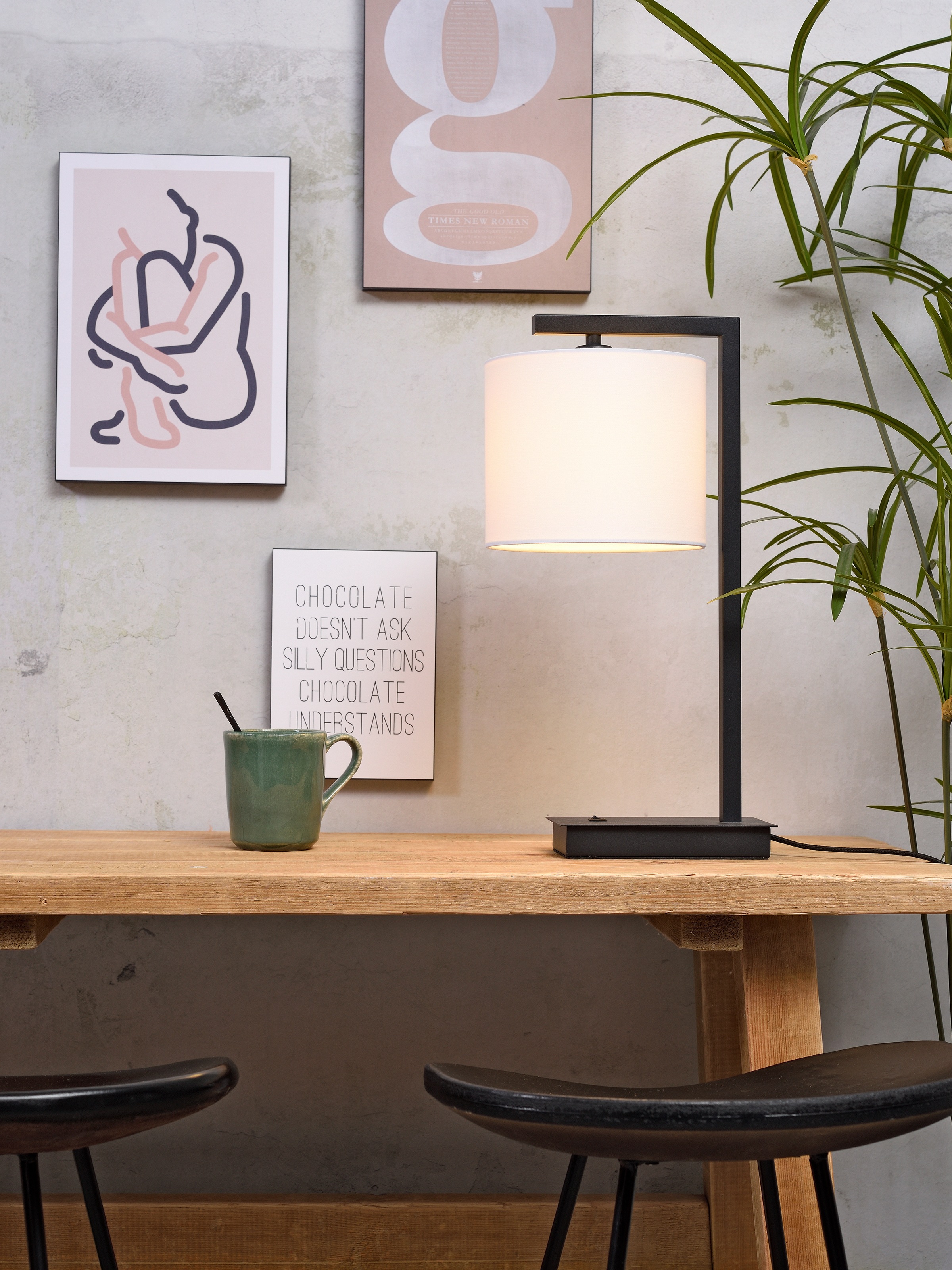 it's About RoMi Tischleuchte »Boston«, 1 flammig, Leuchtmittel E14   LED we günstig online kaufen
