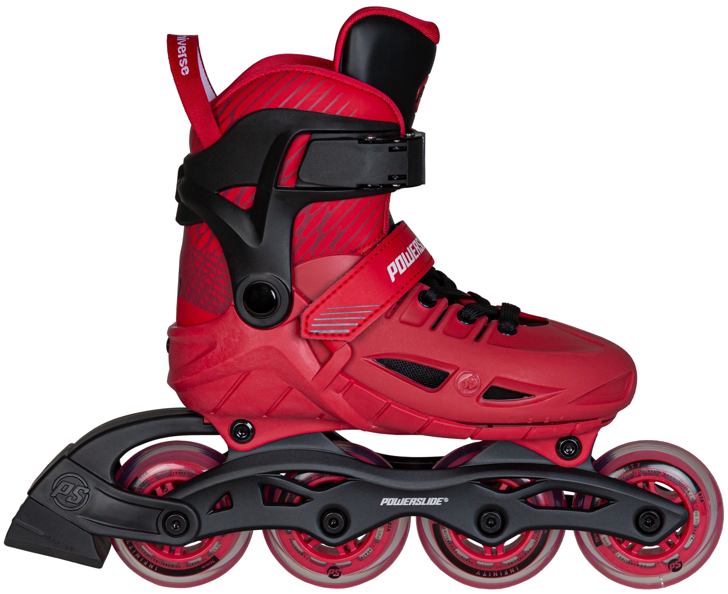 Powerslide Inlineskates »Universe Pink 4W Kids adj«