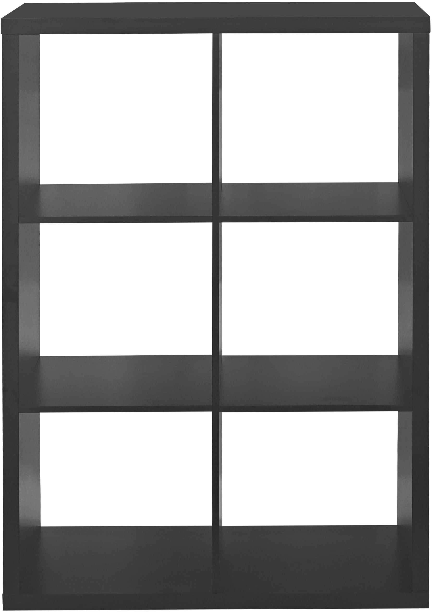 INOSIGN Bücherregal »IZOLA, Raumteiler, Aktenregal, Würfelregal,«, mit 6 oder 8 Fächern, quer und hochkant stellbar, (B/T) 76x37 cm