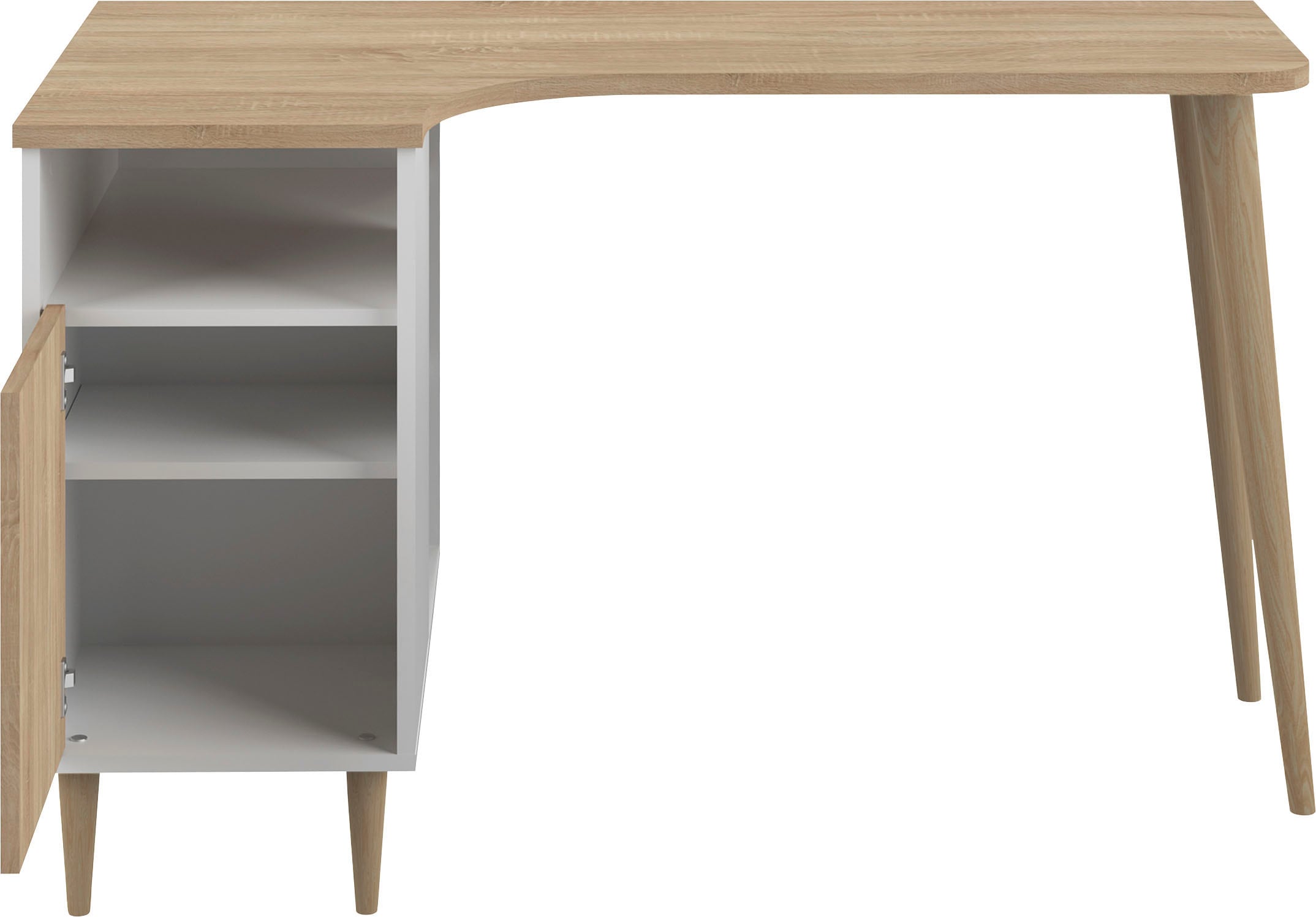 TemaHome Schreibtisch »NOOK«, platzsparender Eckschreibtisch