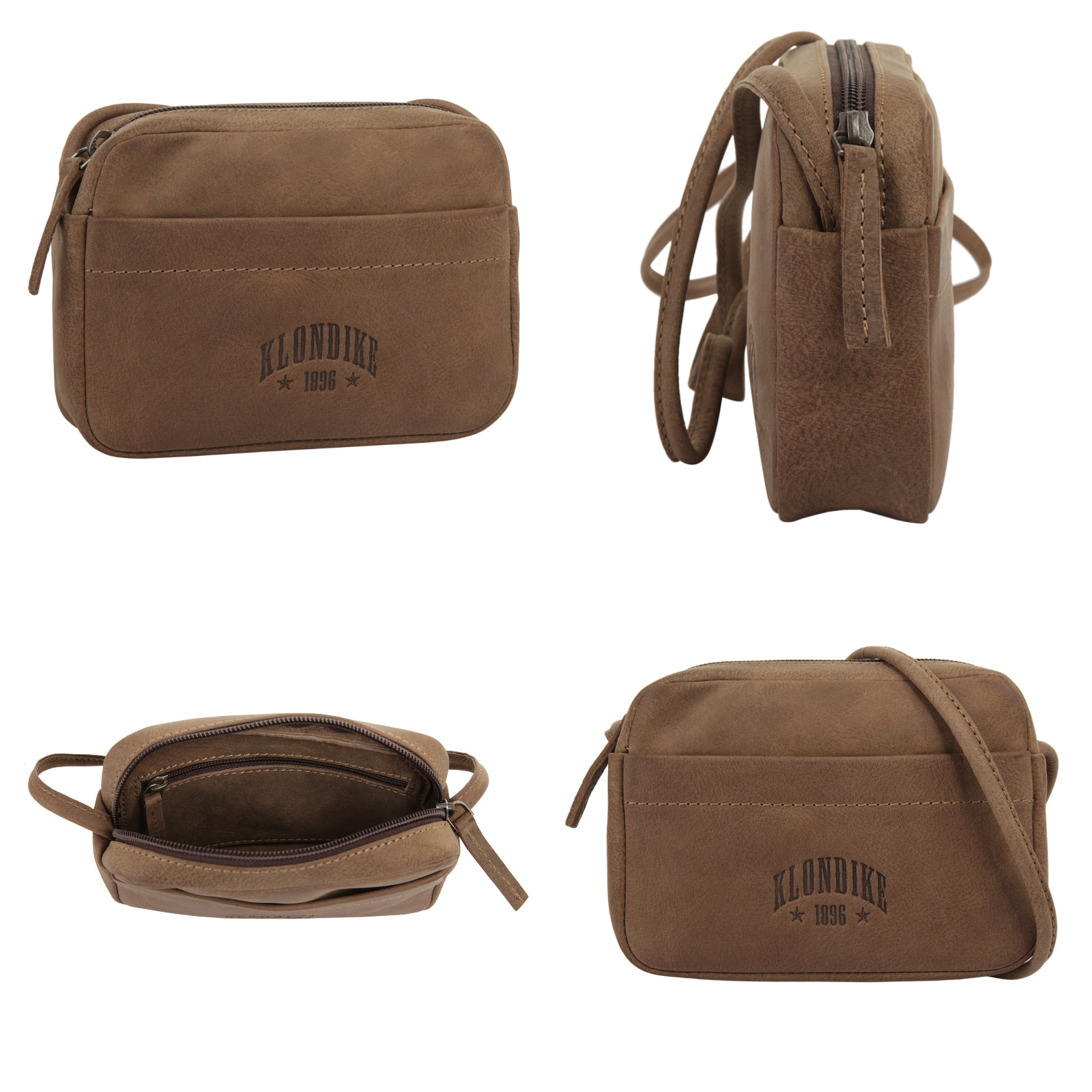 Klondike 1896 Umhängetasche, echt Leder