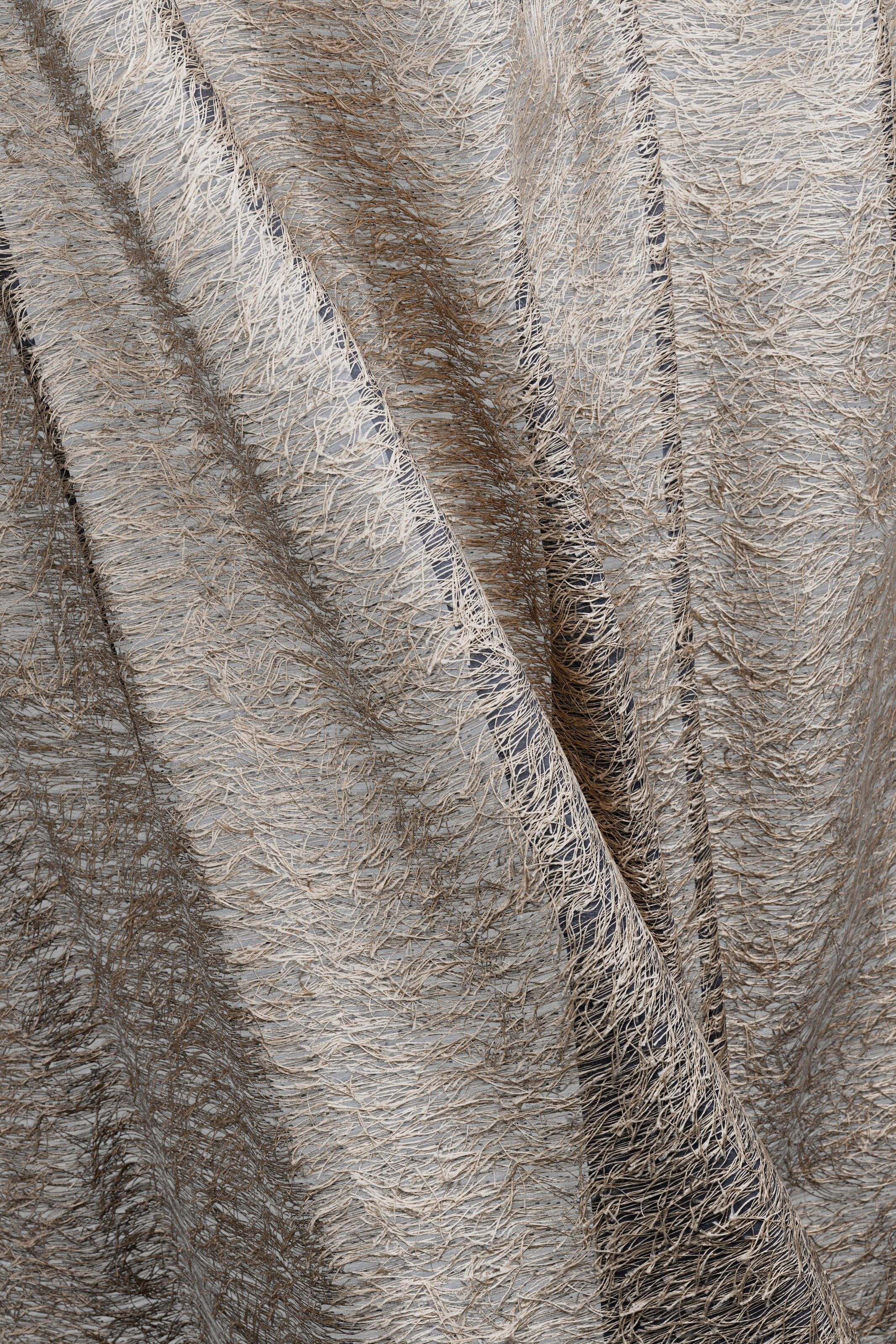 HOMING Vorhang »Loik« verdeckte Schlaufen 1 Stk. tlg. Fransen, modern, edel, Wohnzimmer, Schlafzimmer