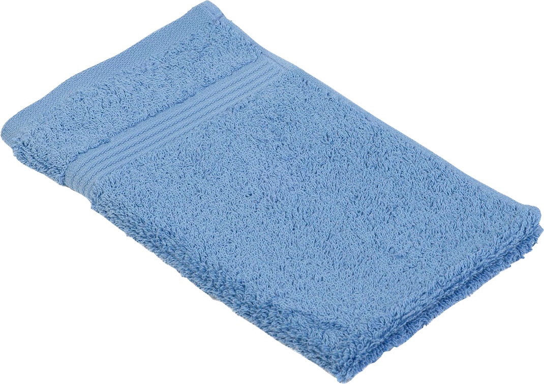 Gözze Gästehandtücher »New York« im Set, moderne Uni-Farben, mit strukturierter Borte, reine Baumwolle