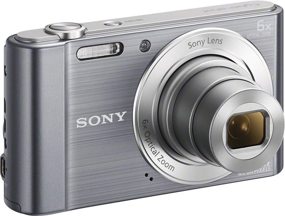 Sony Kompaktkamera »DSC-W810«, 20,1 MP, 6 fachx opt. Zoom, Gesichtserkennungstechnologie für bis zu 8 Gesichter