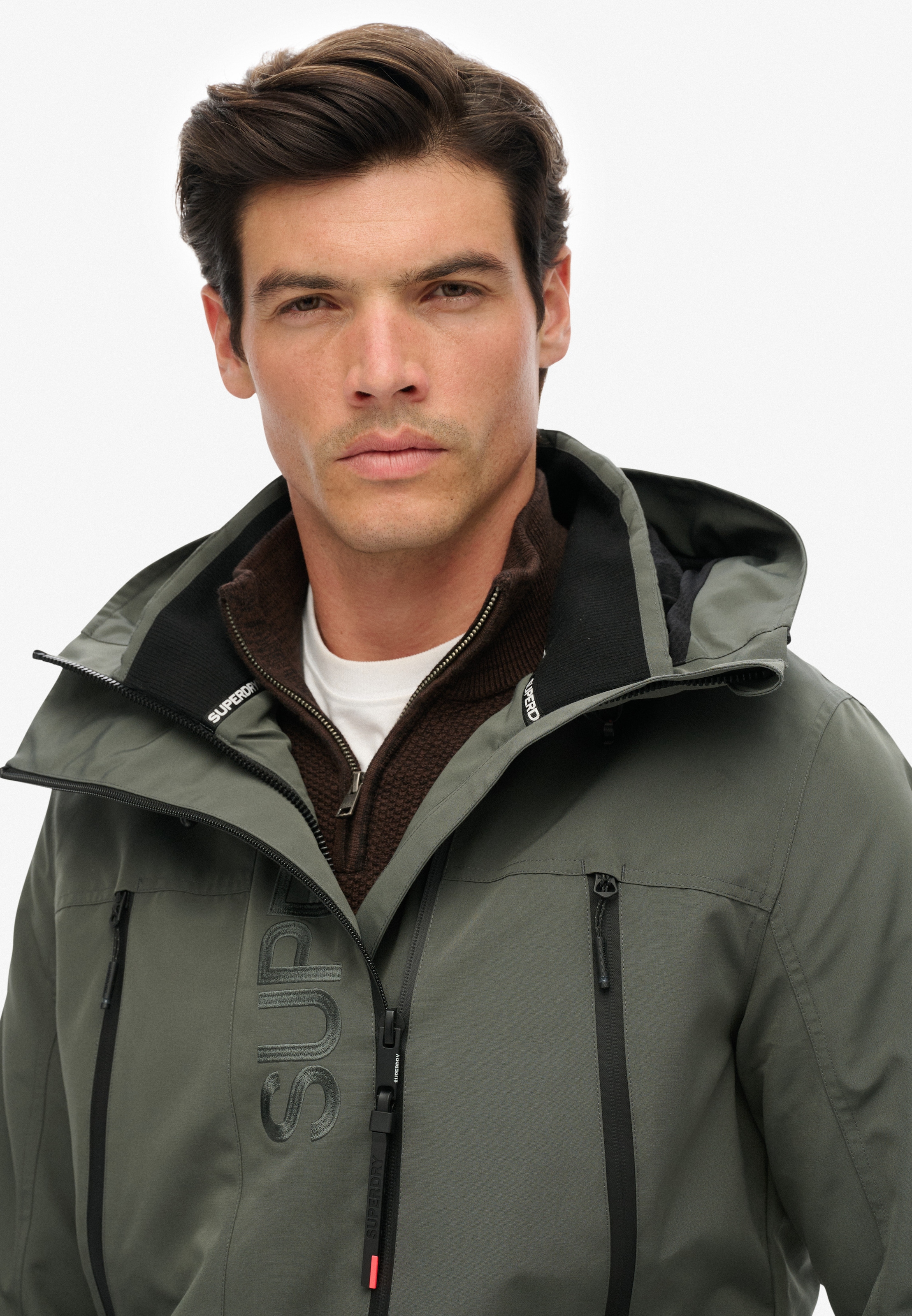 Superdry Outdoorjacke »HOOD ULTIMATE EMB WINDBREAKER« mit Kapuze