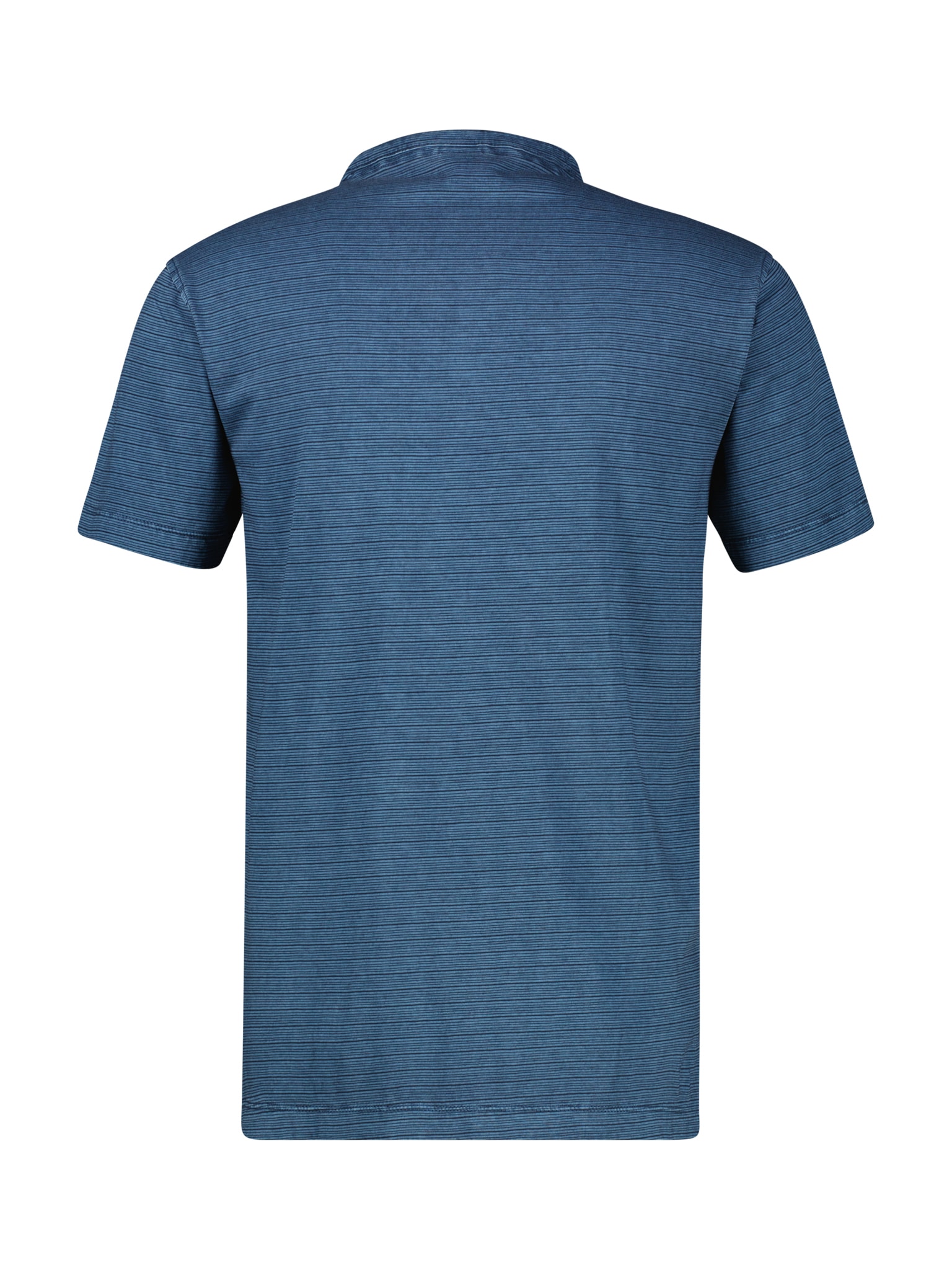 LERROS Kurzarmshirt mit Serafino-Kragen