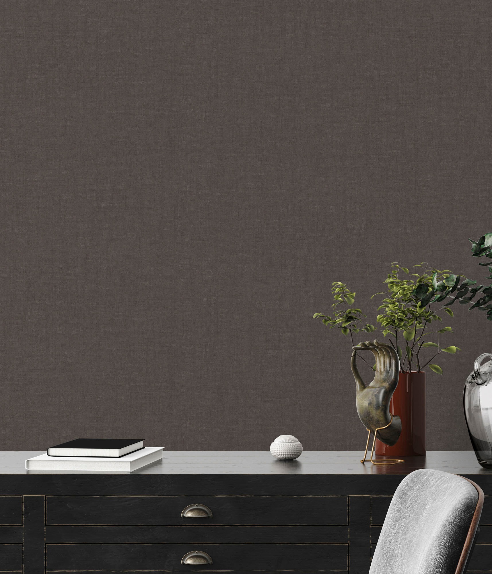 A.S. Création Vliestapete »Nara Einfarbig«, matt-gemustert-neutral, Unitapete Tapeten Wohnzimmer Schlafzimmer Küche modern Flur Design
