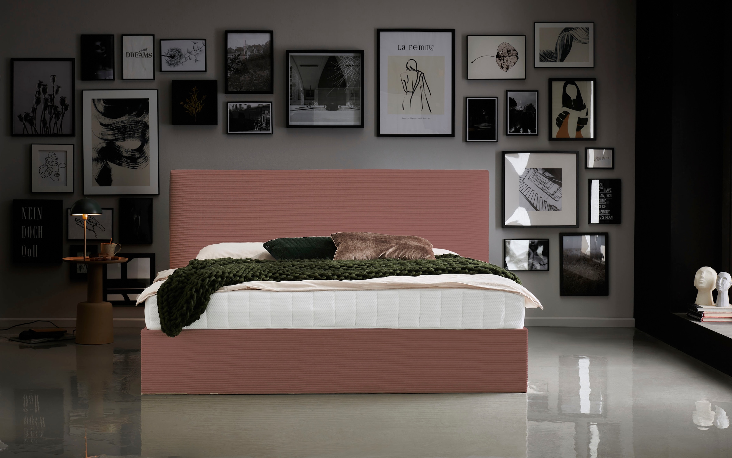 ATLANTIC home collection Bettgestell »Melody« mit Bettkasten und Lattenrost günstig online kaufen