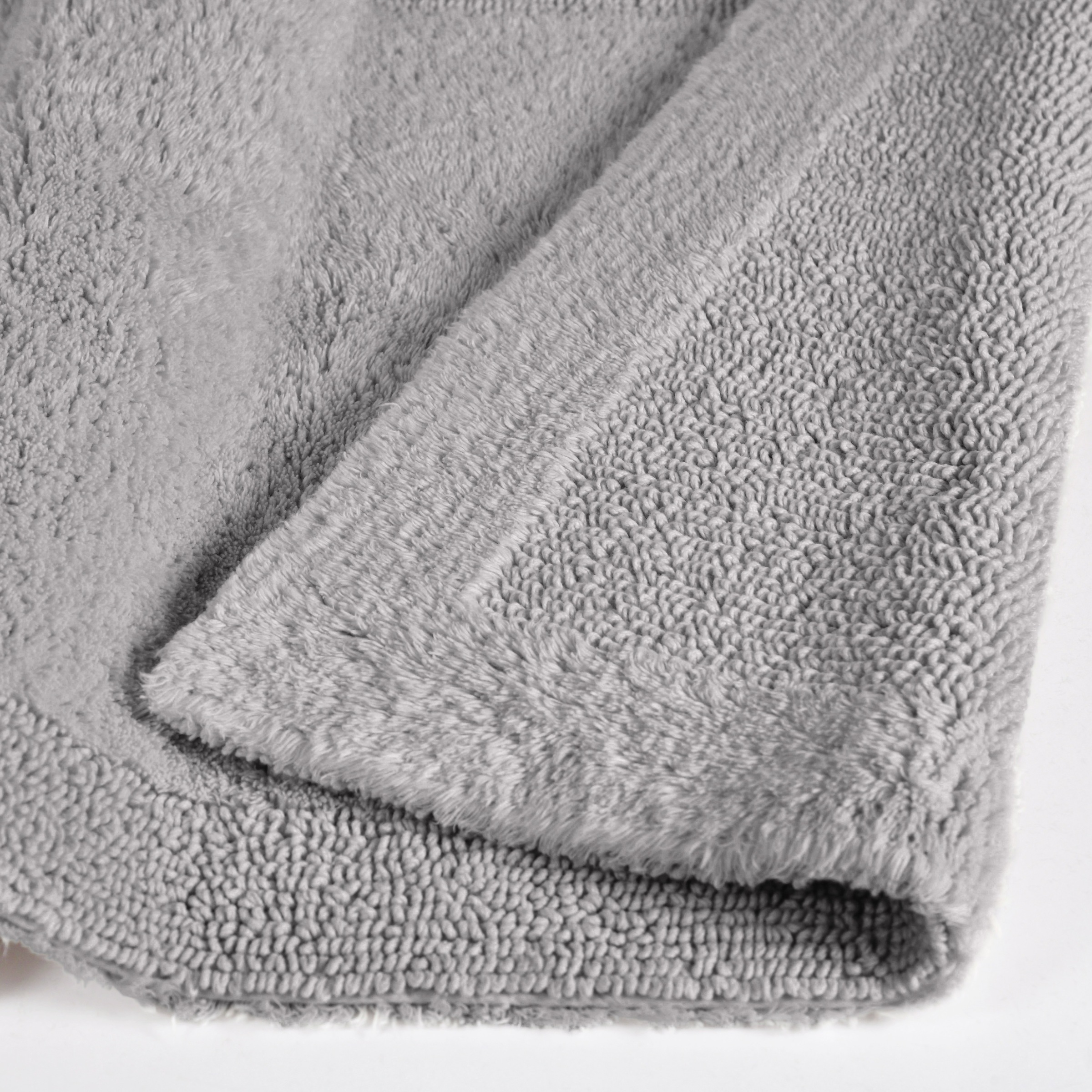 my home Badematte »Kapra, Badvorleger, Badezimmer Teppich«, beidseitig nutzbar-fußbodenheizungsgeeignet-strapazierfähig, mit Bordüre, Badteppich, Badematte, Baumwolle