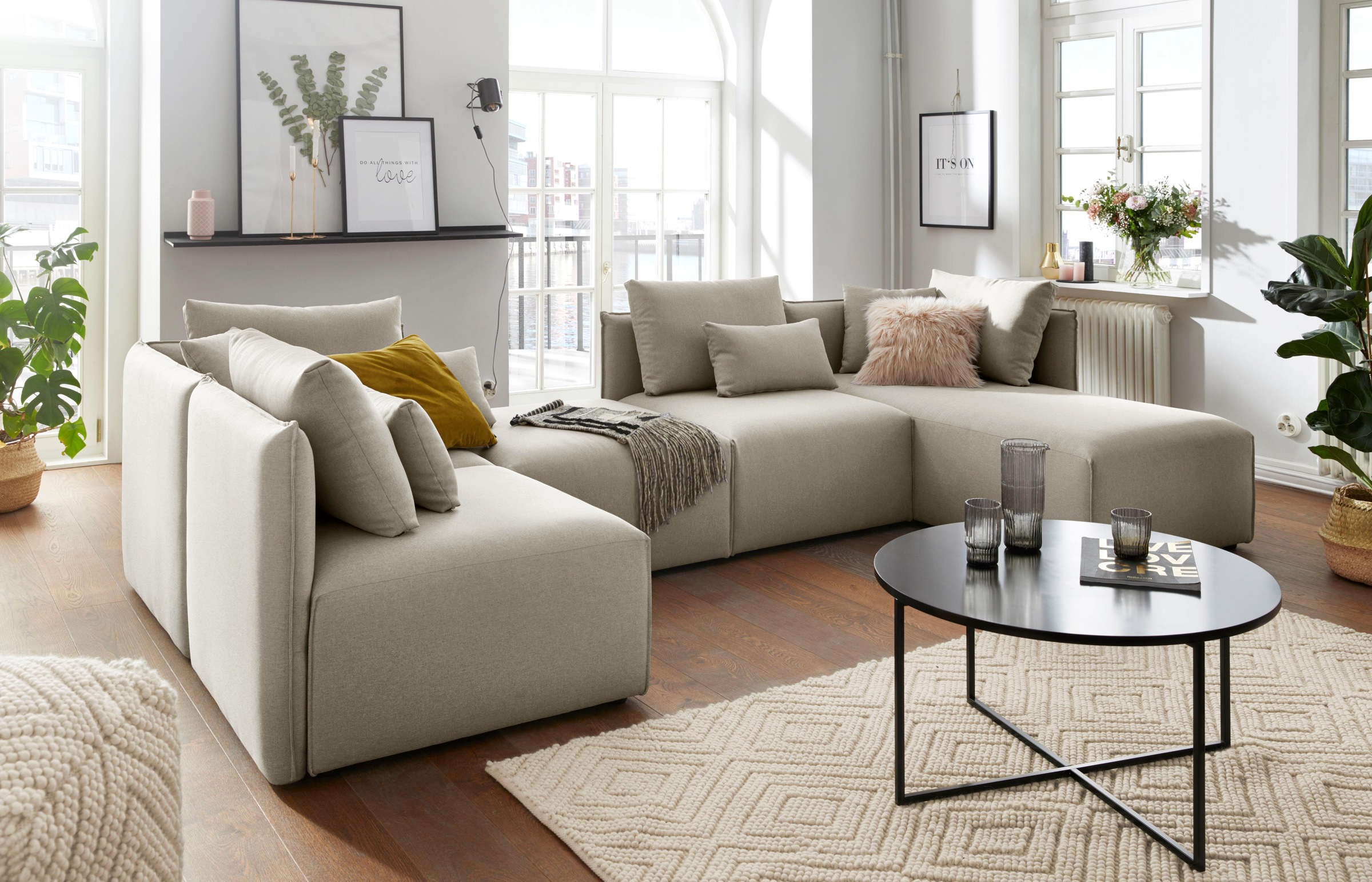 andas Sofa-Eckelement Nöre, Modul - zum Zusammenstellen, in vielen Bezugsqu günstig online kaufen