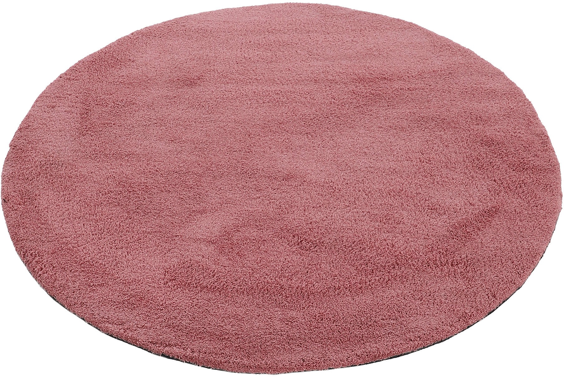 carpetfine Teppich »Silky«, rund, 20 mm Höhe, Shaggy, Langflor, uni, besonders weich, handarbeit