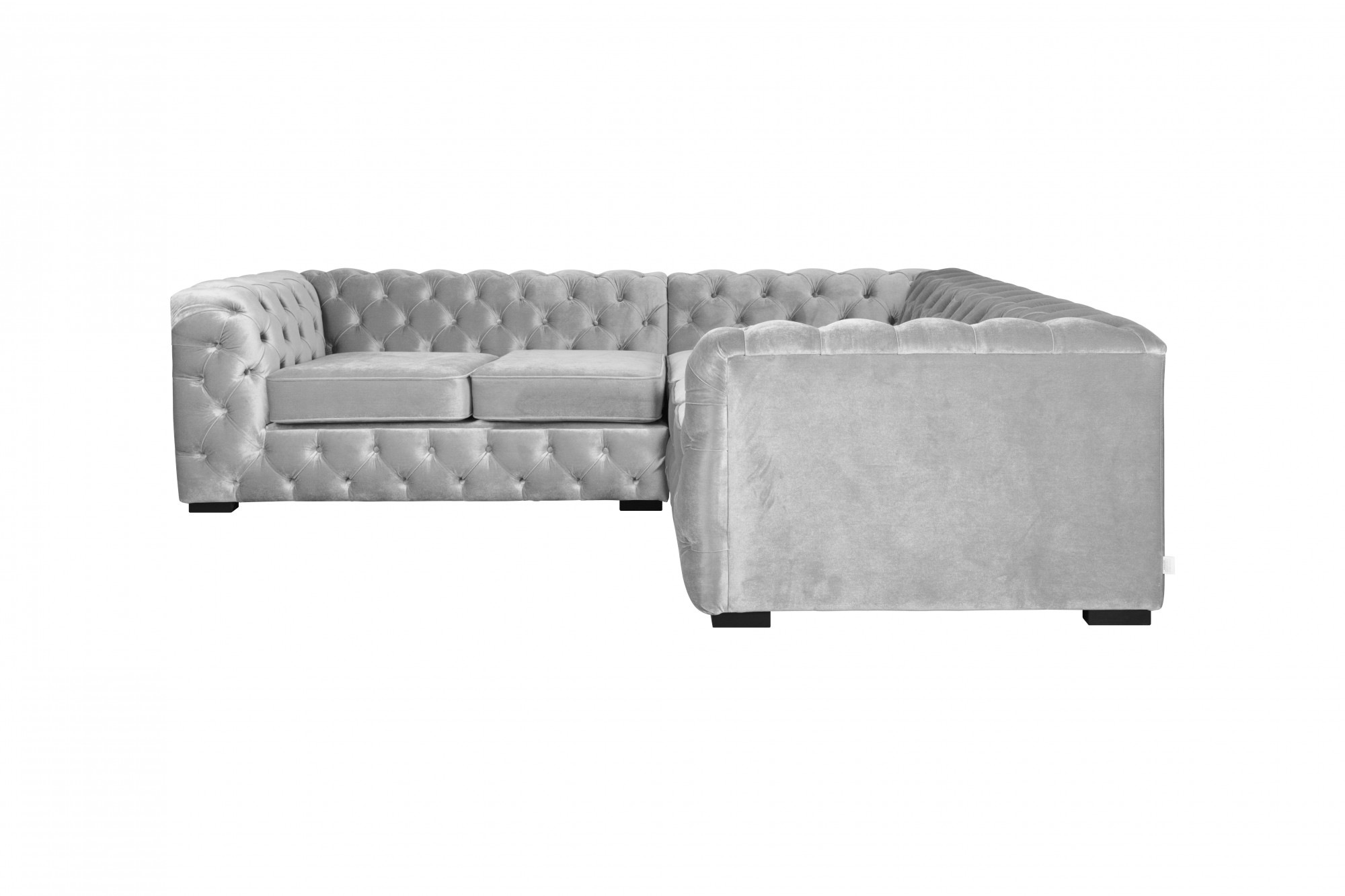 Home affaire Chesterfield-Sofa »KALINA L-Form«, hochwertige Chesterfield-Au günstig online kaufen