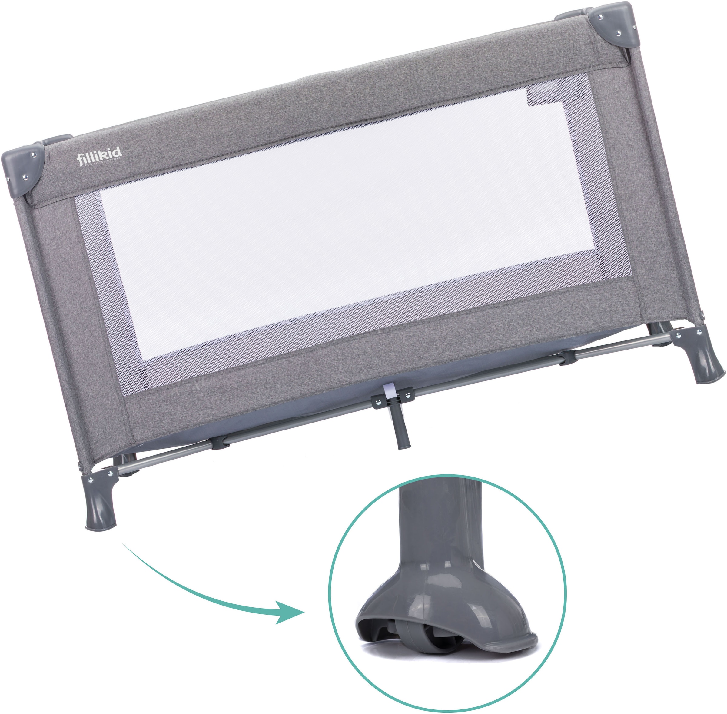 Fillikid Baby-Reisebett »Milano« inklusive Transporttasche und Neugeboreneneinhang