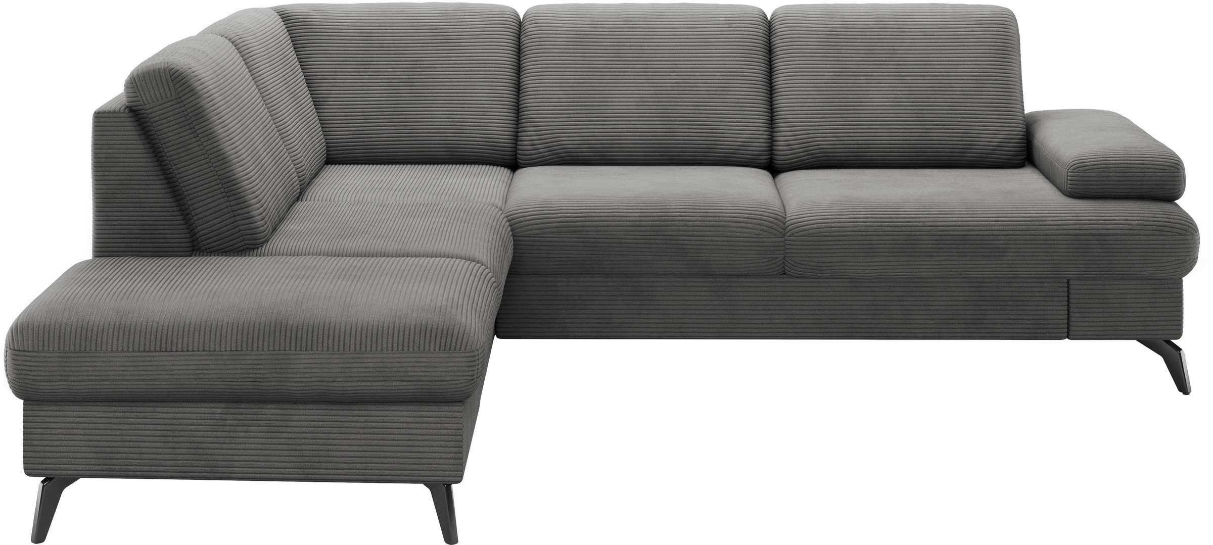 sit&more Ecksofa »Morris Jubi L-Form, B: 238 cm« mit Armteilfunktion & 1 Zi günstig online kaufen