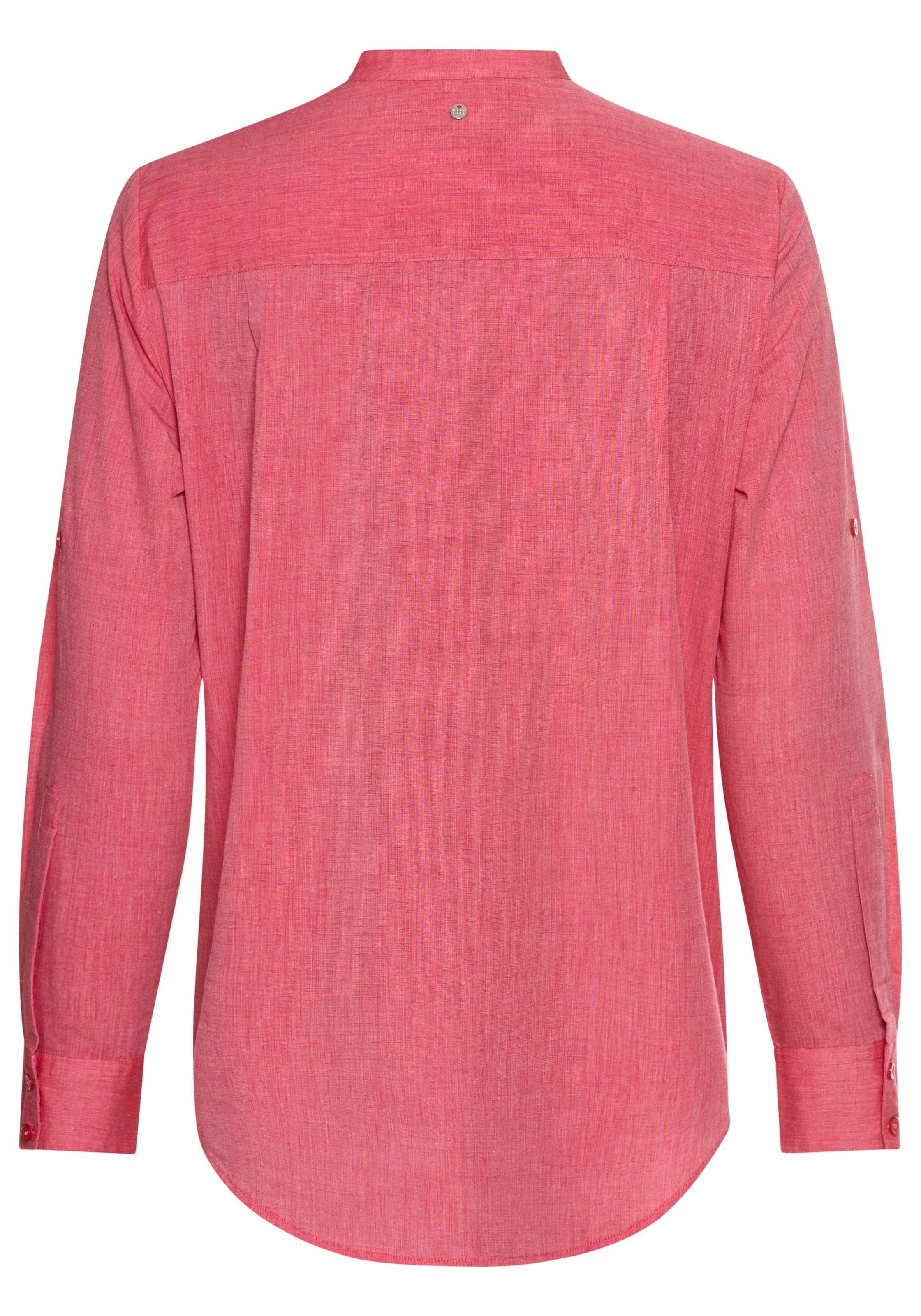 BOSS ORANGE Klassische Bluse »Befelize Premium Damenmode«, Chambray Qualität, Stehkragen