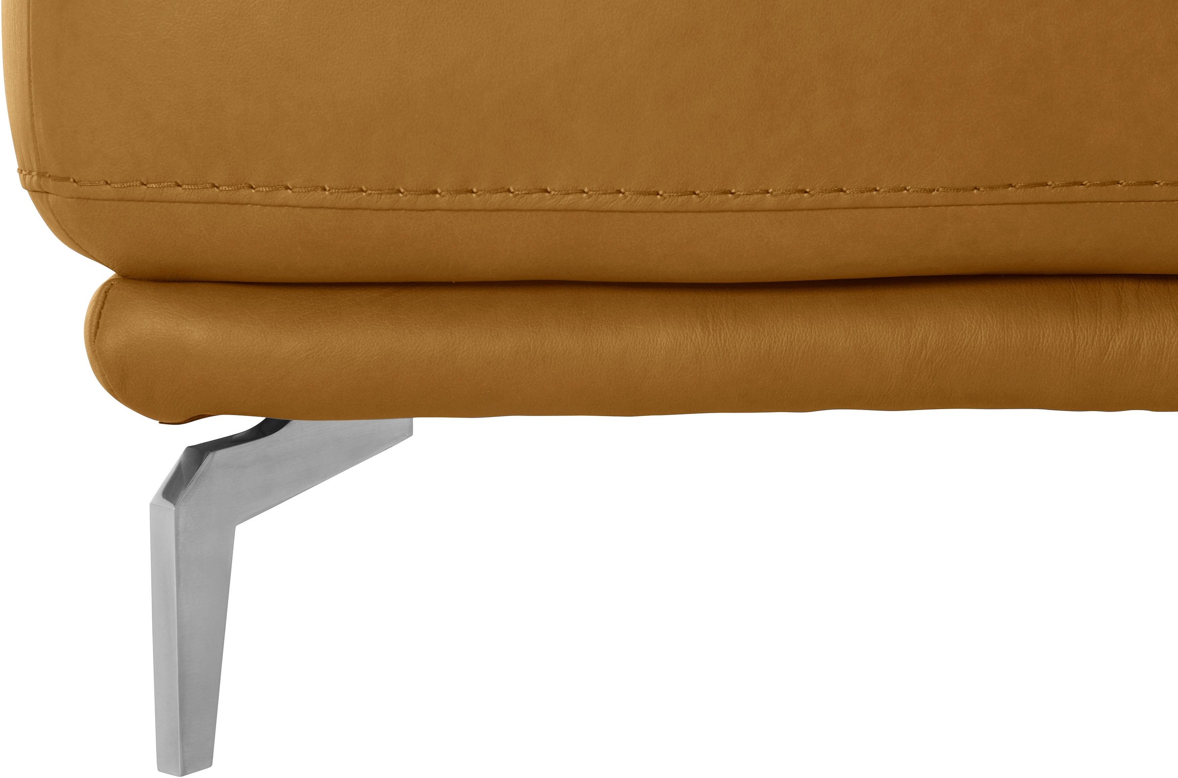 W.SCHILLIG Hocker »montanaa«, mit Metallfüßen in Chrom glänzend, Breite 141 cm