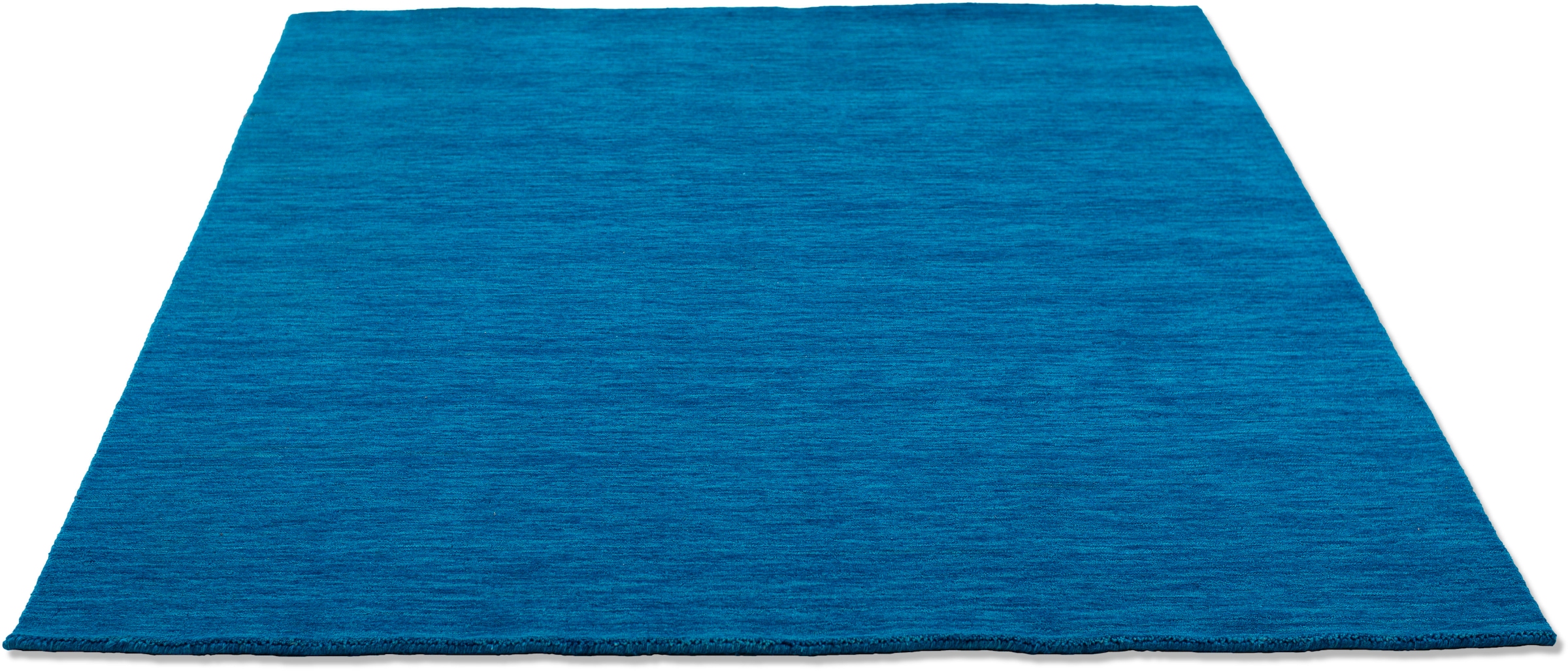 my home Wollteppich »Karchau«, rechteckig, 13 mm Höhe, Handweb Teppich, meliert, reine Wolle, handgewebt, brilliante Farben