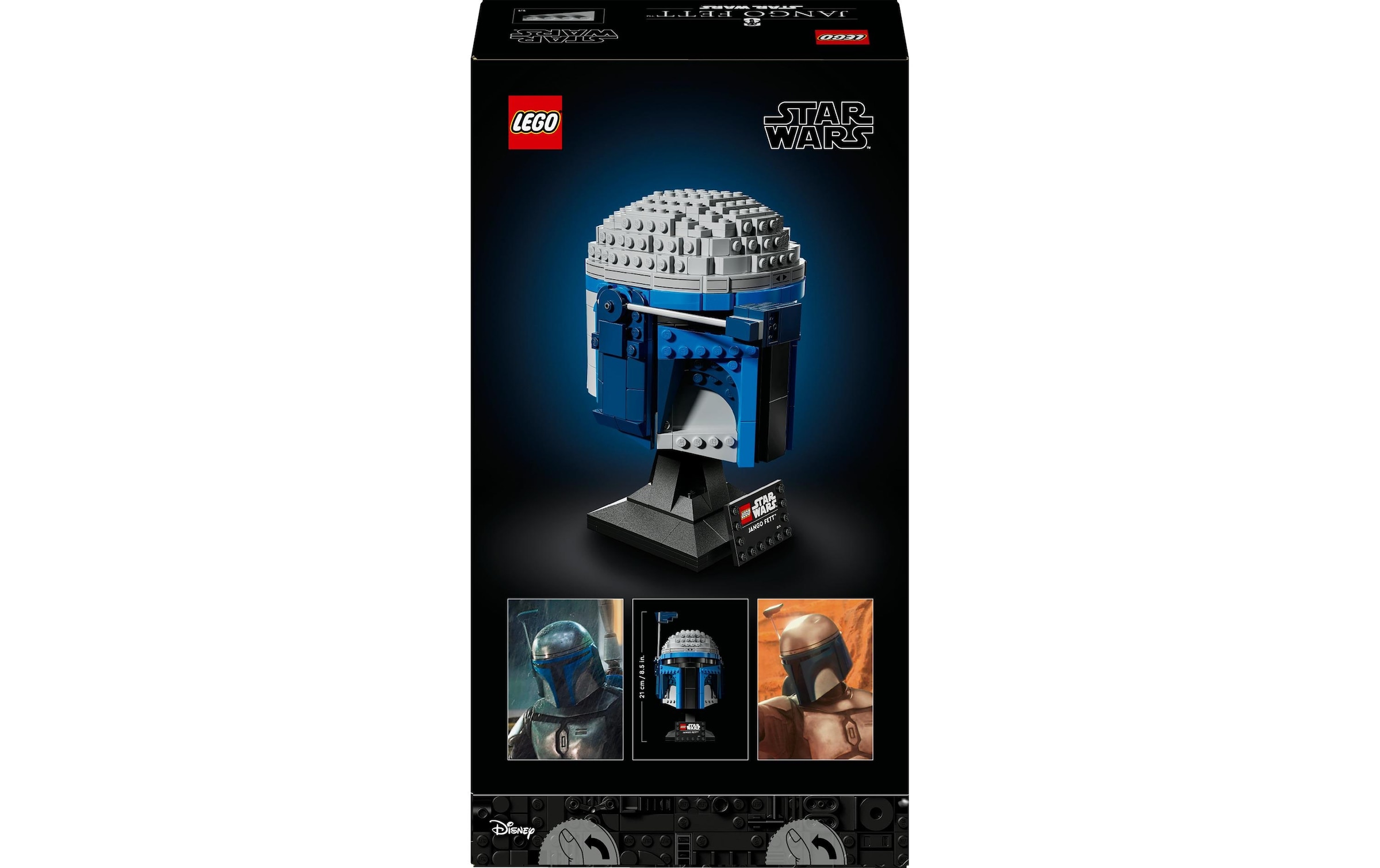 LEGO® Spielbausteine »Star Wars Jango Fett Helm 75408«