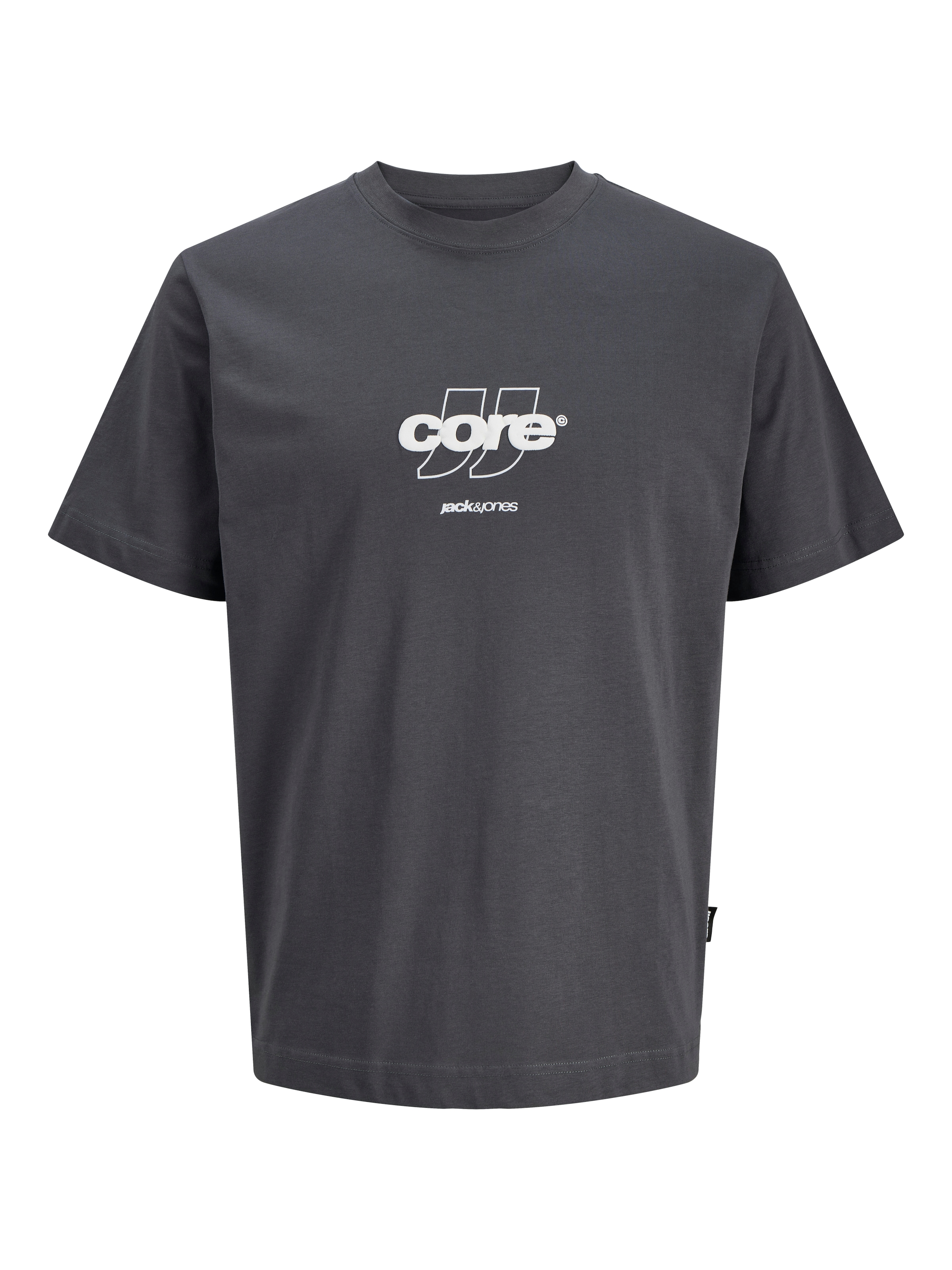 Jack & Jones T-Shirt »JCOCLUB FRONT PRINT TEE SS CREW SN« mit Print